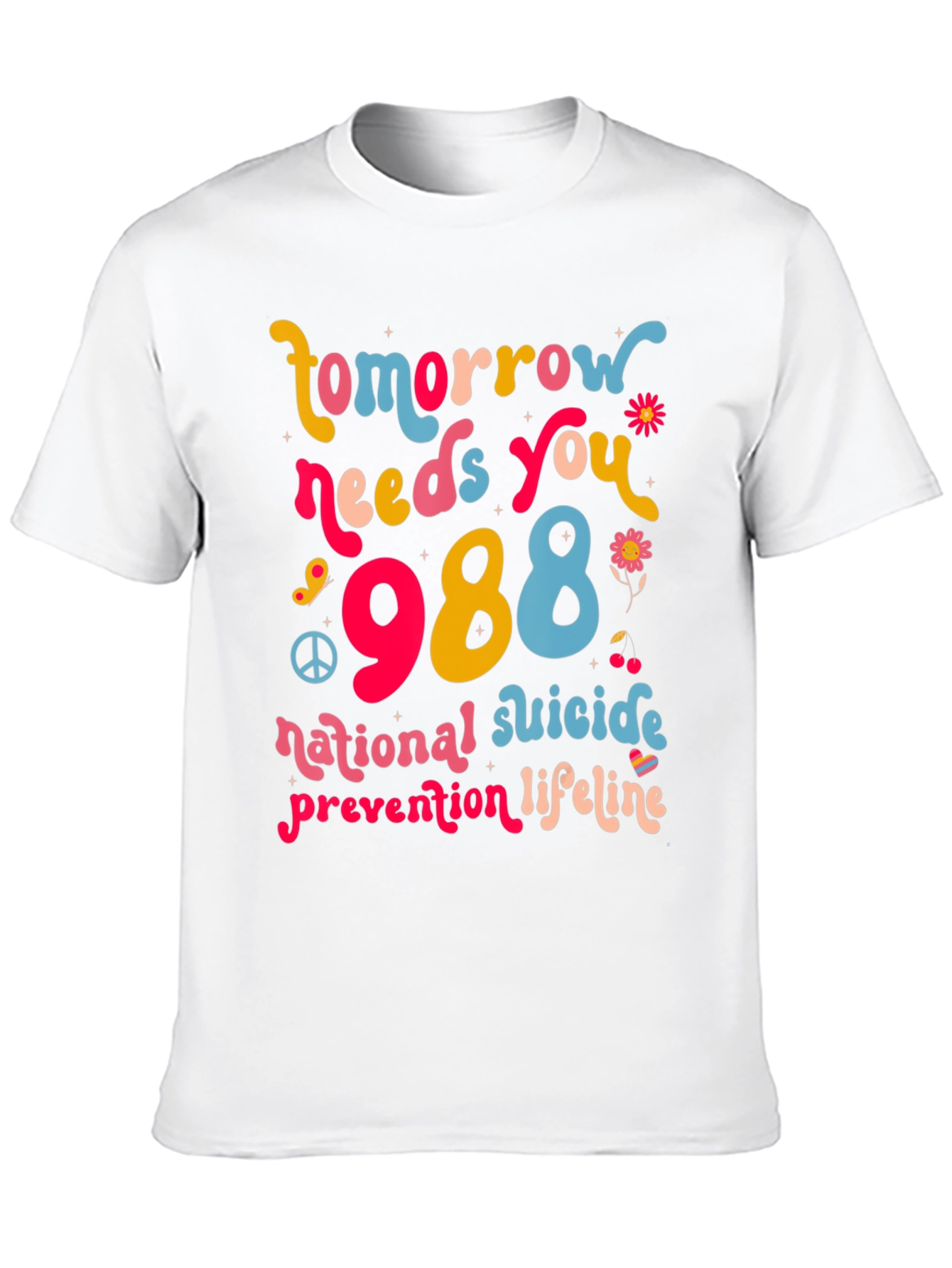 988 Suicide Prevention Lifeline Graphic Tee