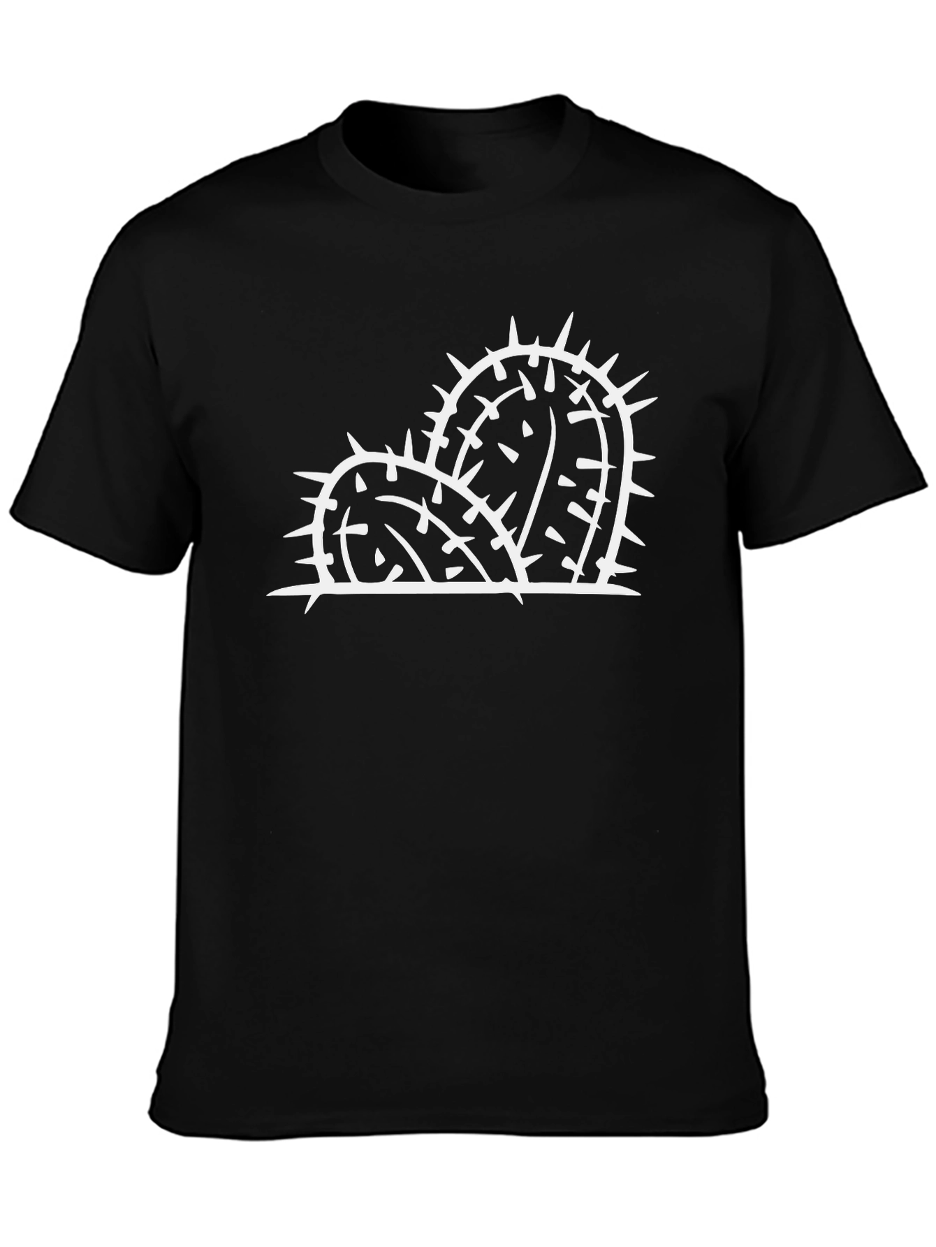 Cactus Graphic Black T-Shirt - Trendy Desert Style