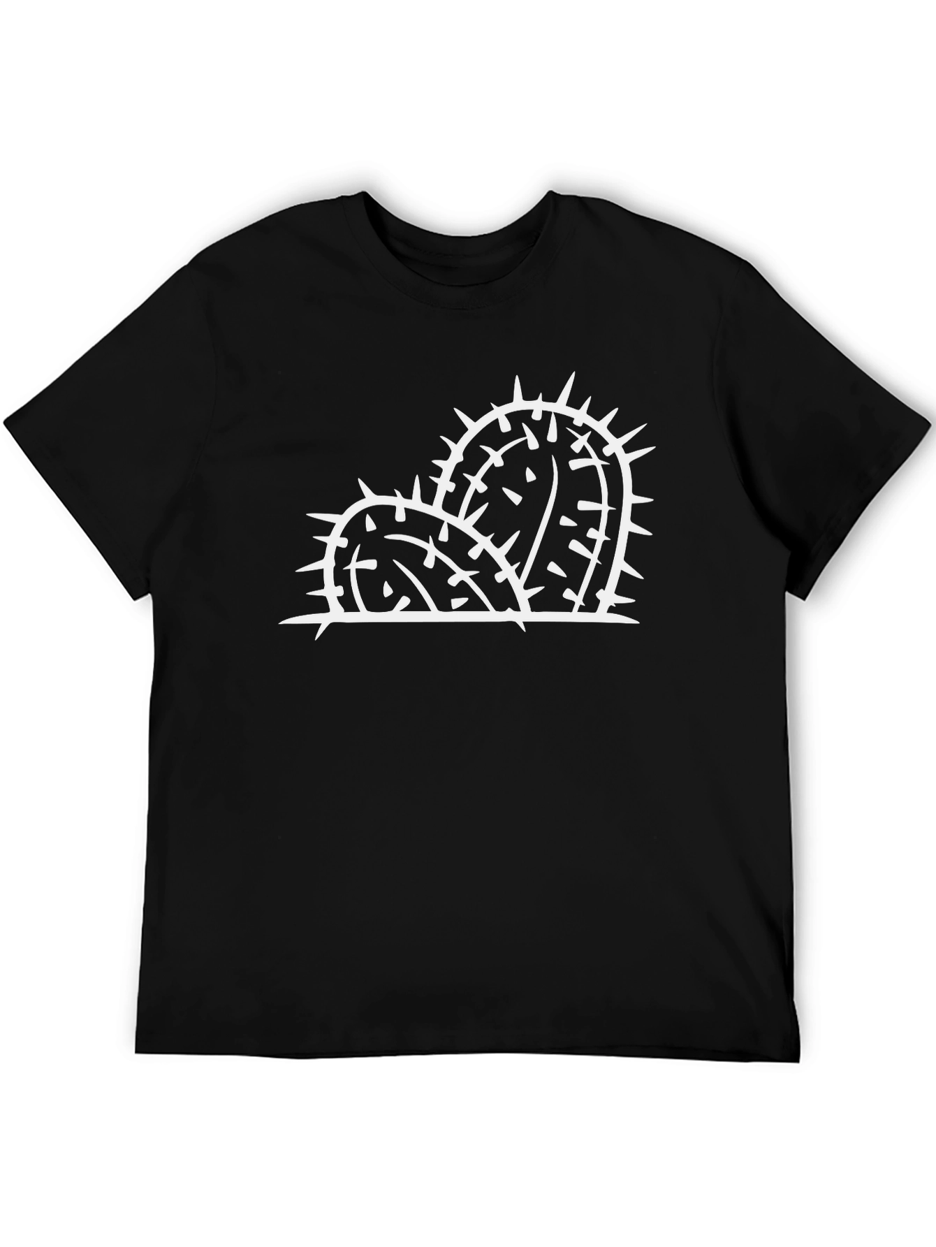 Cactus Graphic Black T-Shirt - Trendy Desert Style
