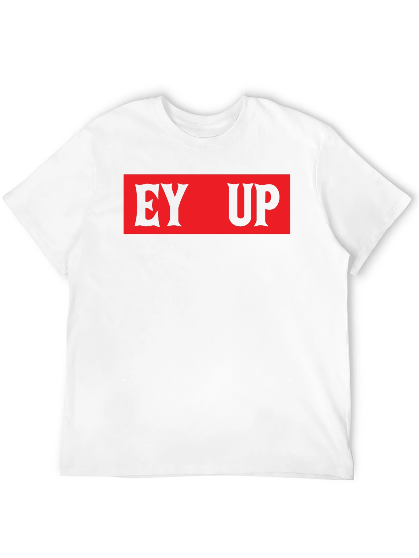 EY UP Black Graphic Tee