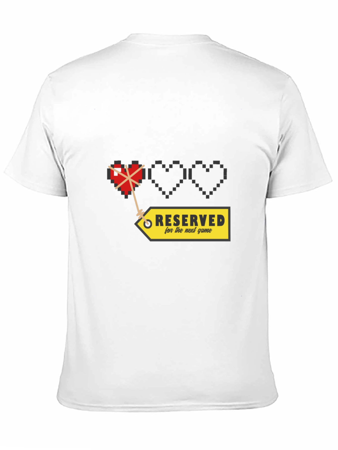 Gamer Heart Pixelated T-Shirt - Reserved
