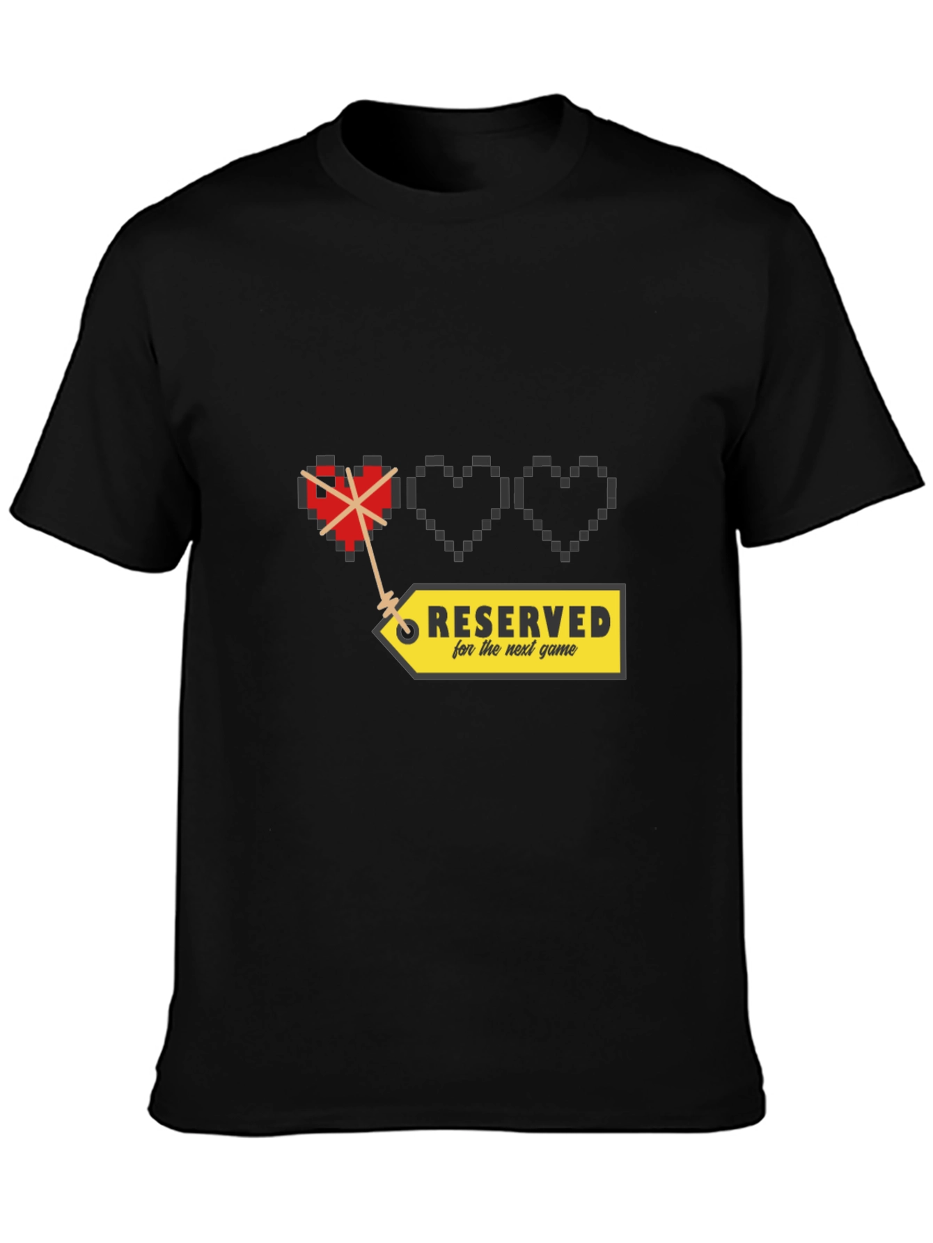 Gamer Heart Pixelated T-Shirt - Reserved
