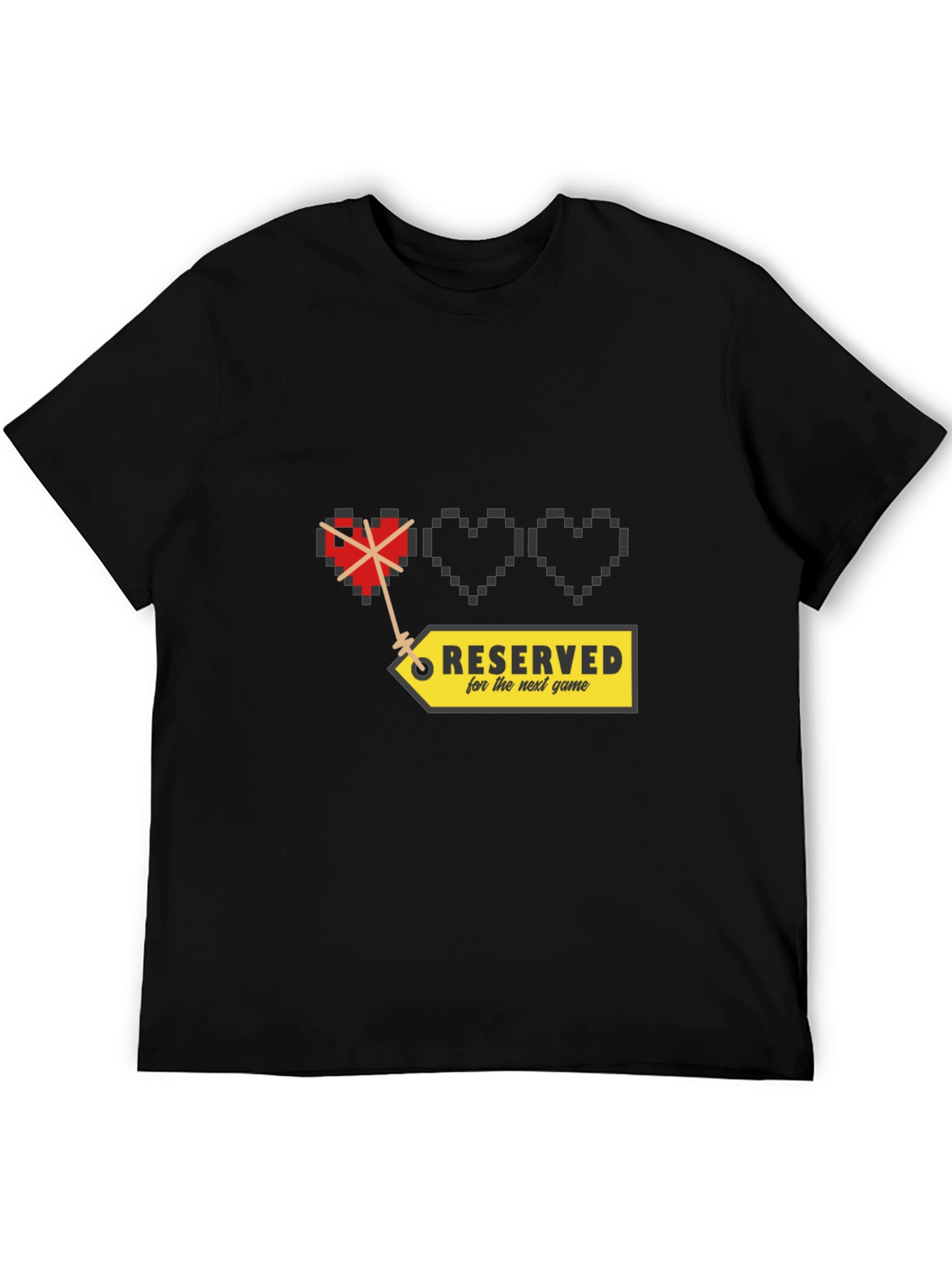 Gamer Heart Pixelated T-Shirt - Reserved
