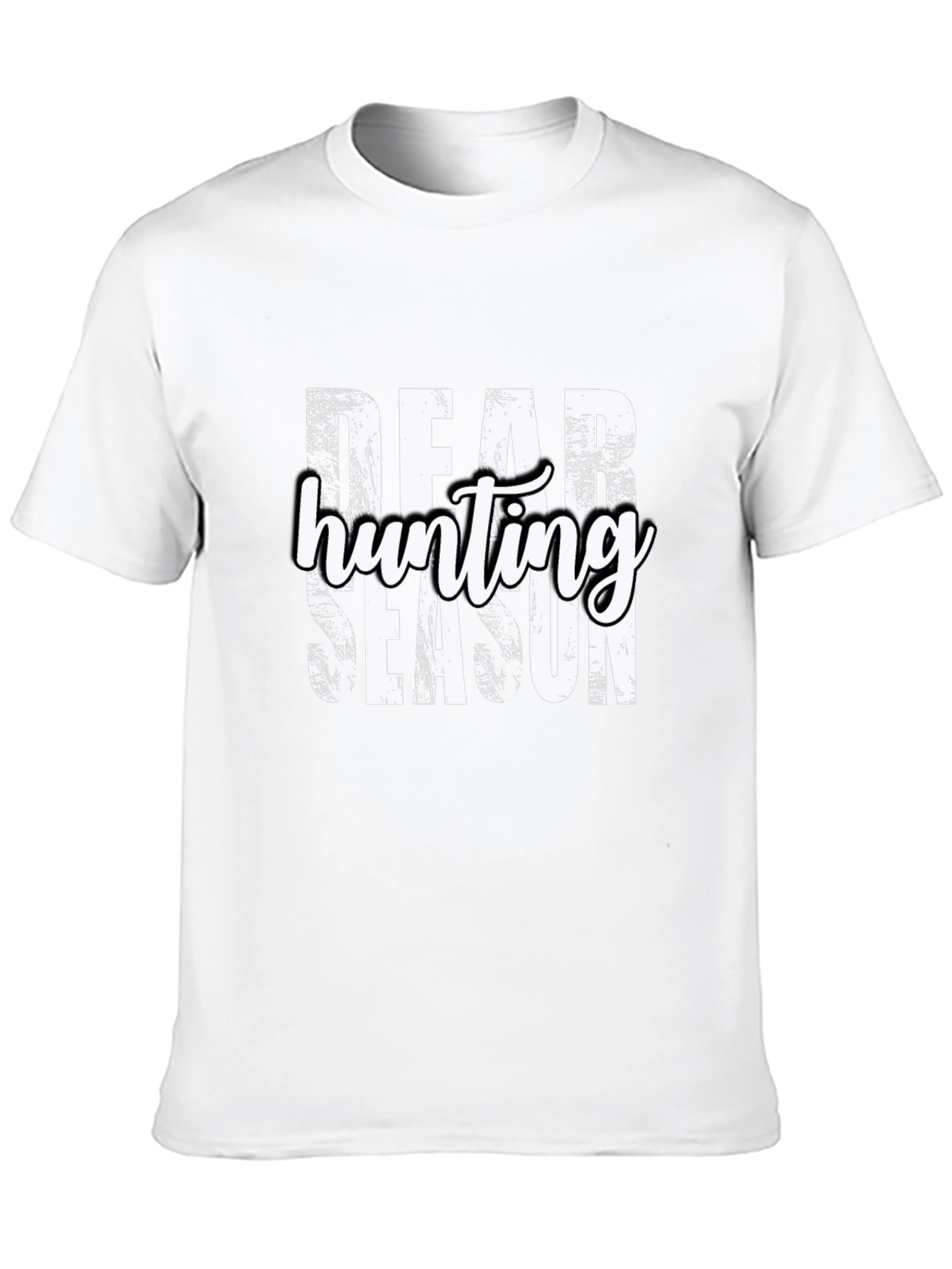 Dear Hunting Season Black Graphic Tee
