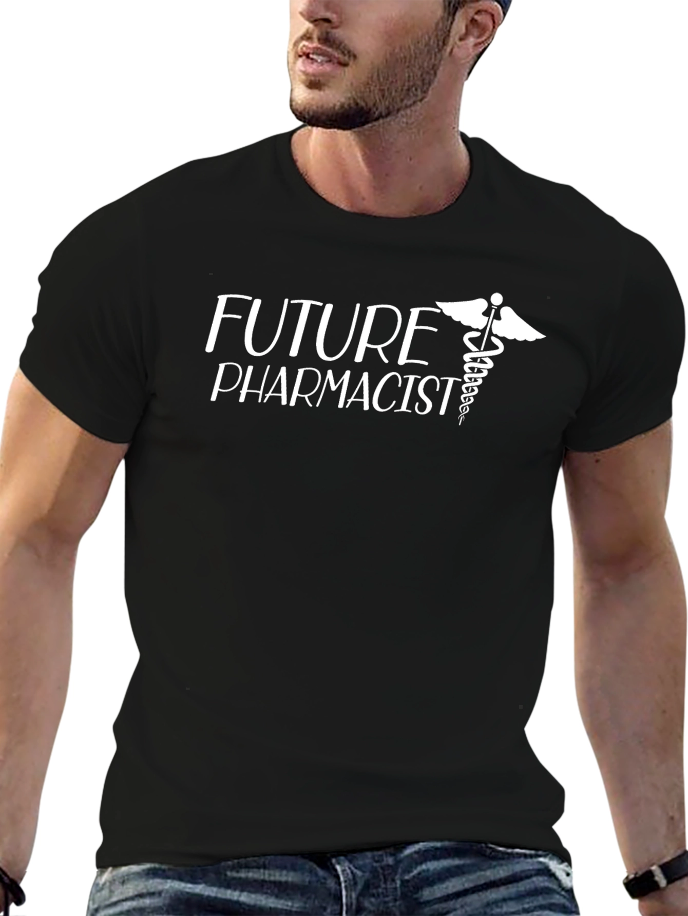 Future Pharmacist Black T-Shirt - Medical Profession Apparel
