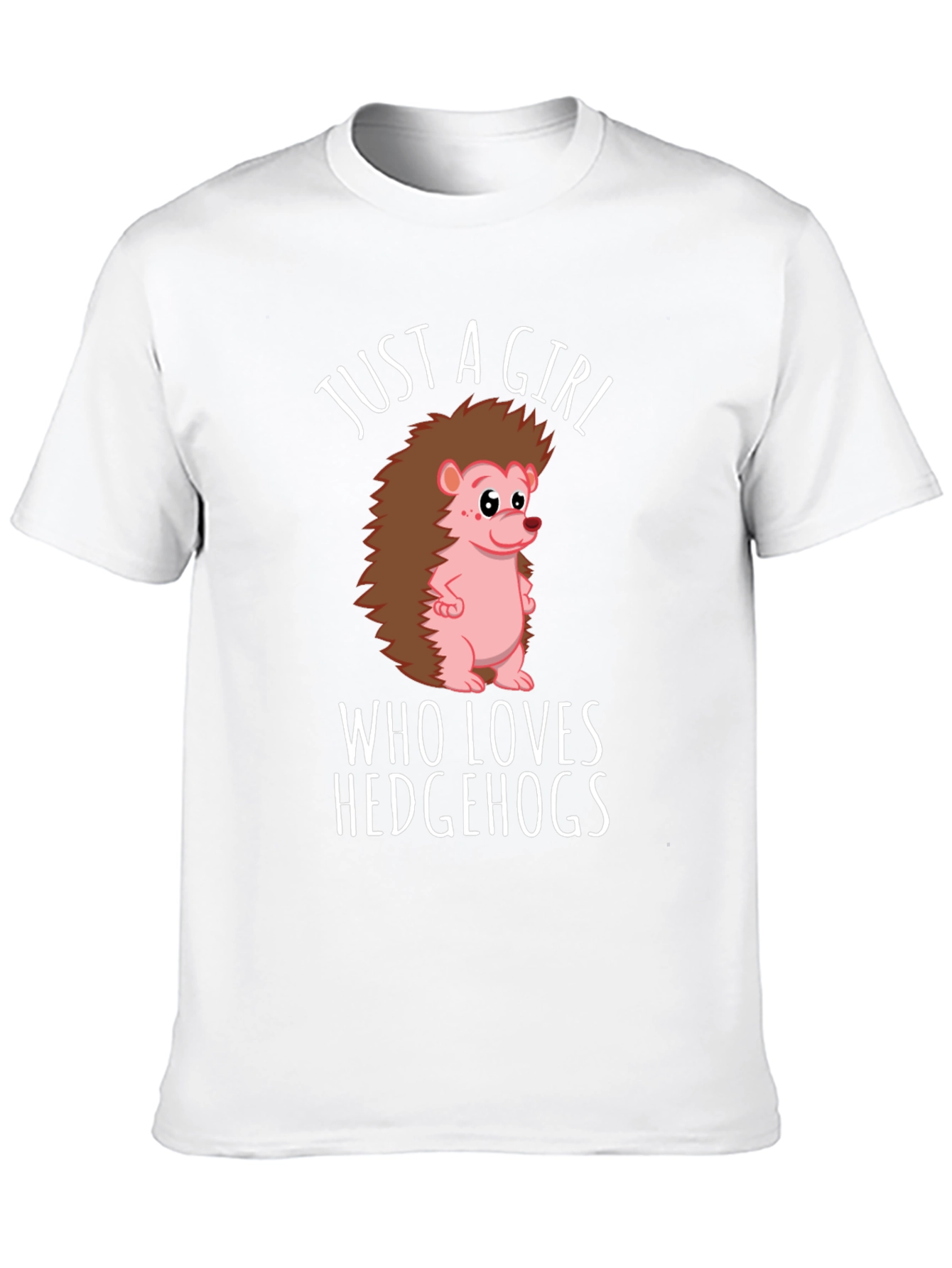 Just a Girl Who Loves Hedgehogs T-Shirt