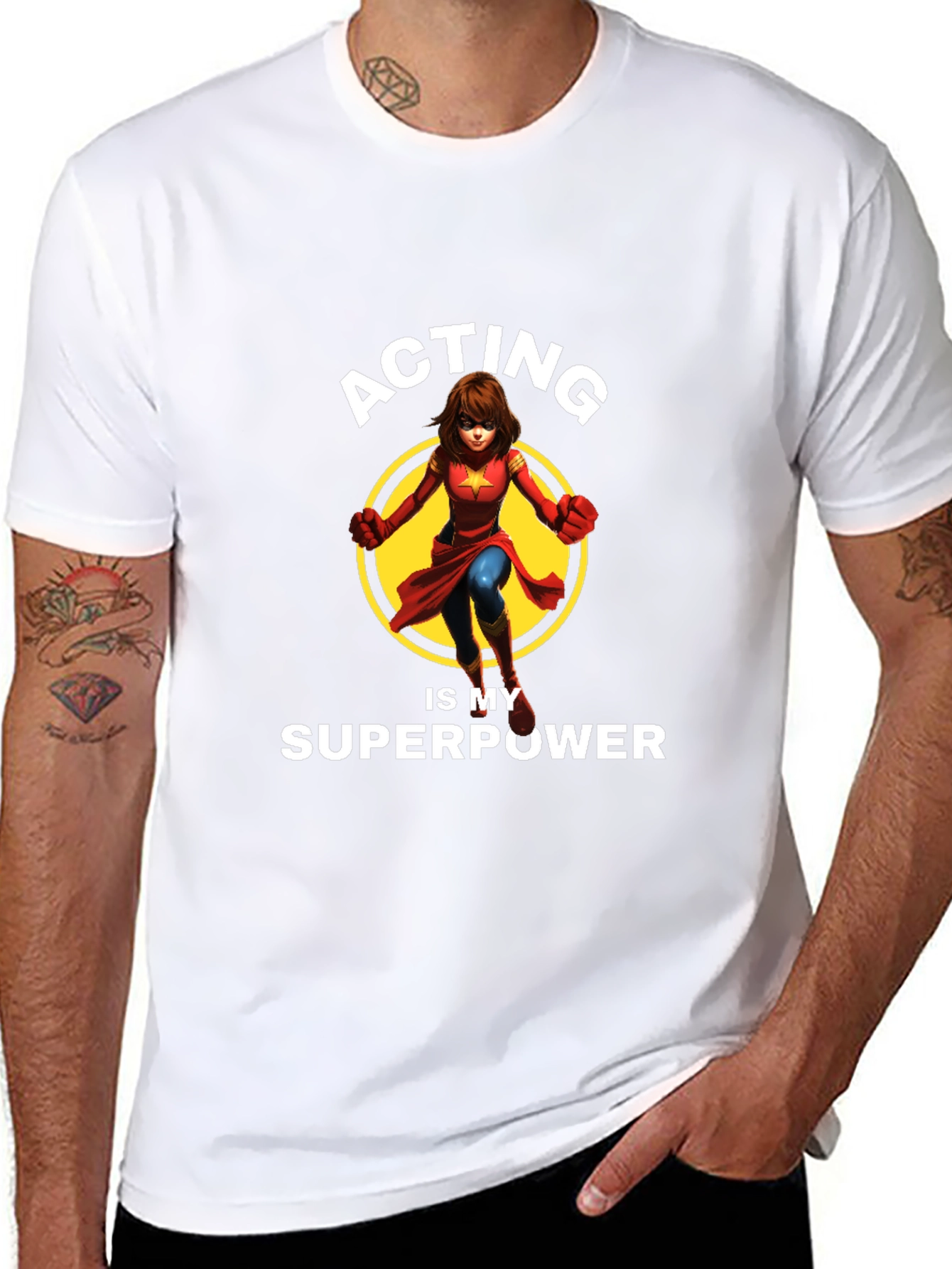 Acting is My Superpower Graphic T-Shirt