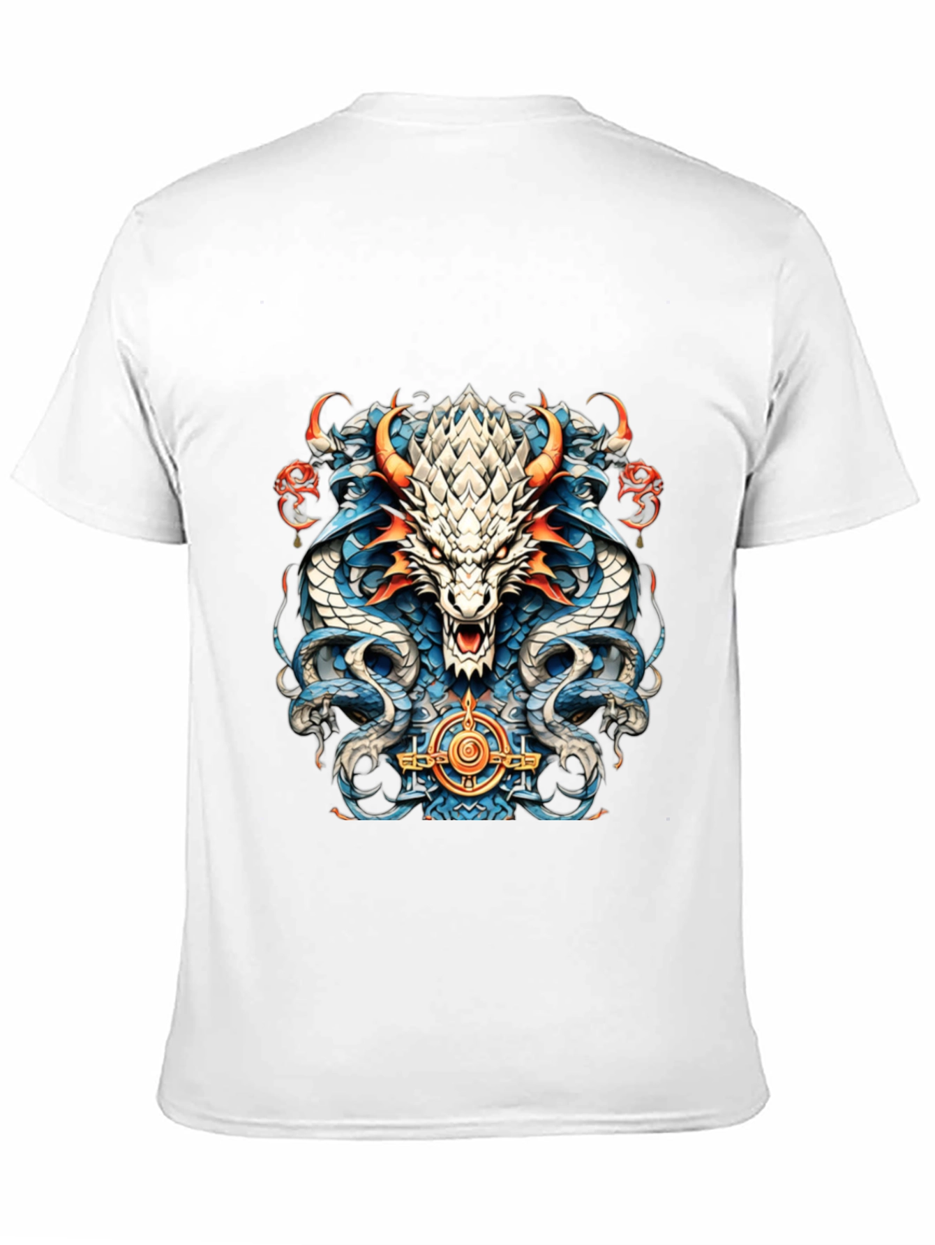 Dragon Graphic T-Shirt - Mens Black Tee
