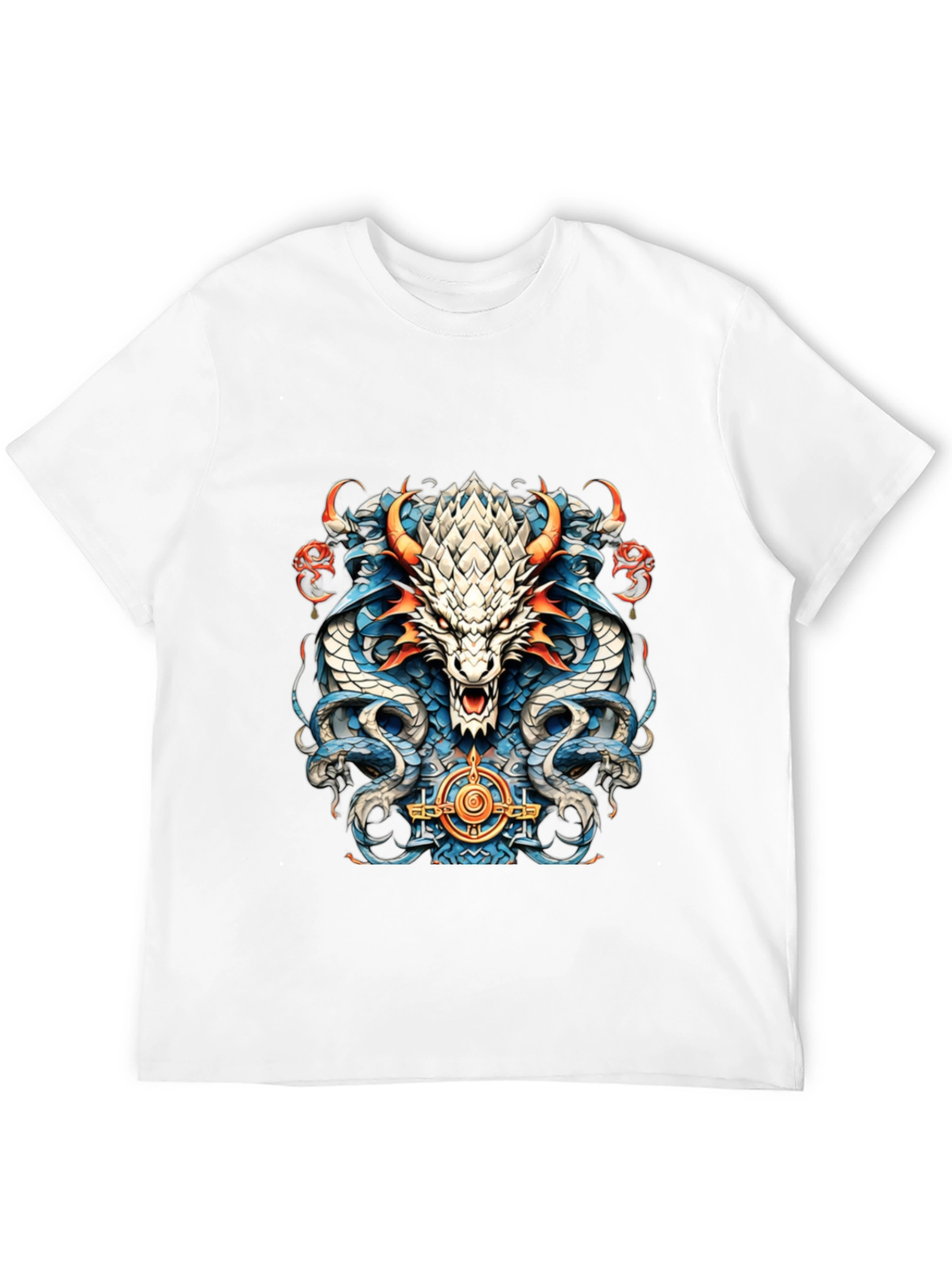 Dragon Graphic T-Shirt - Mens Black Tee
