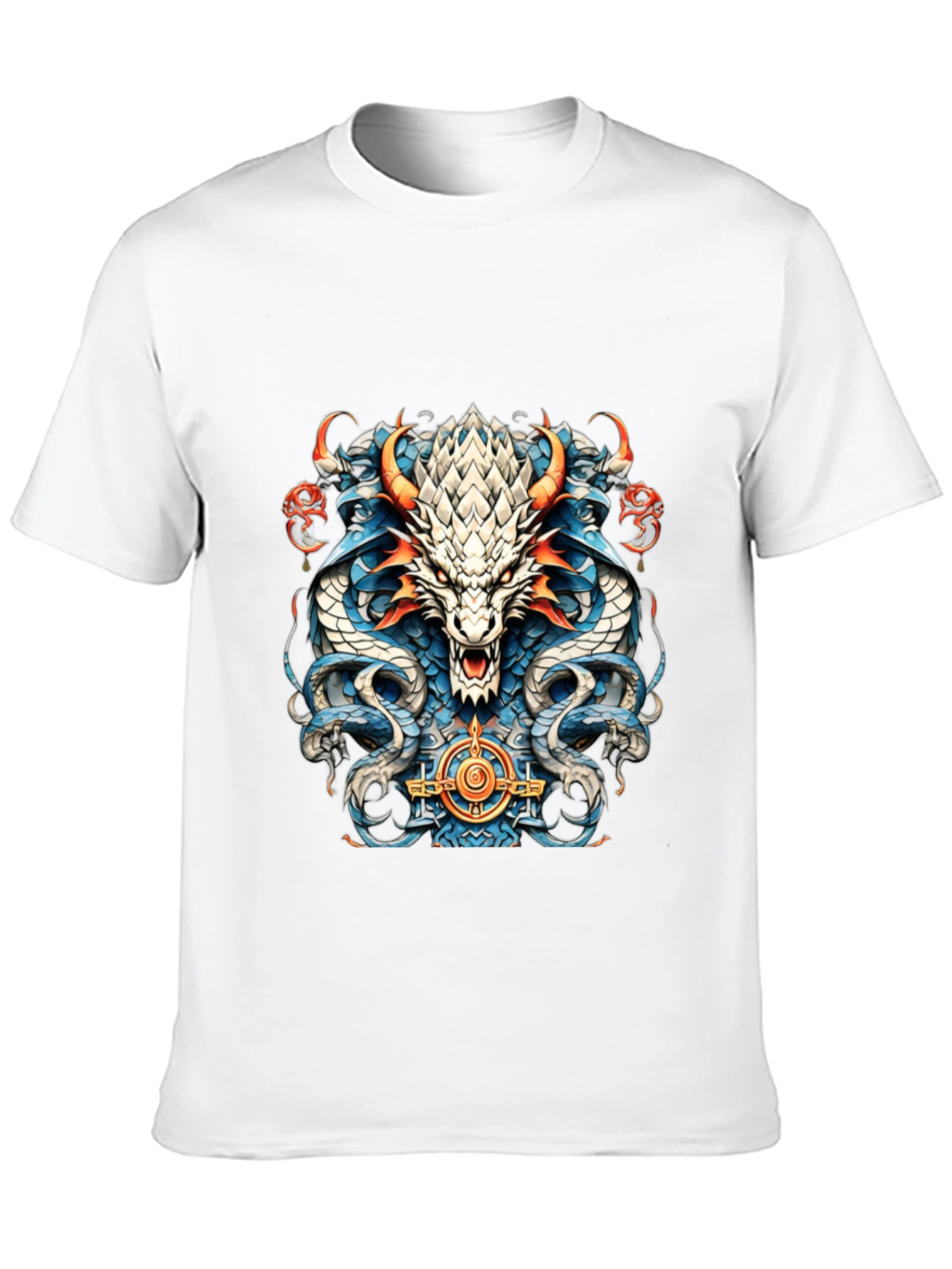Dragon Graphic T-Shirt - Mens Black Tee