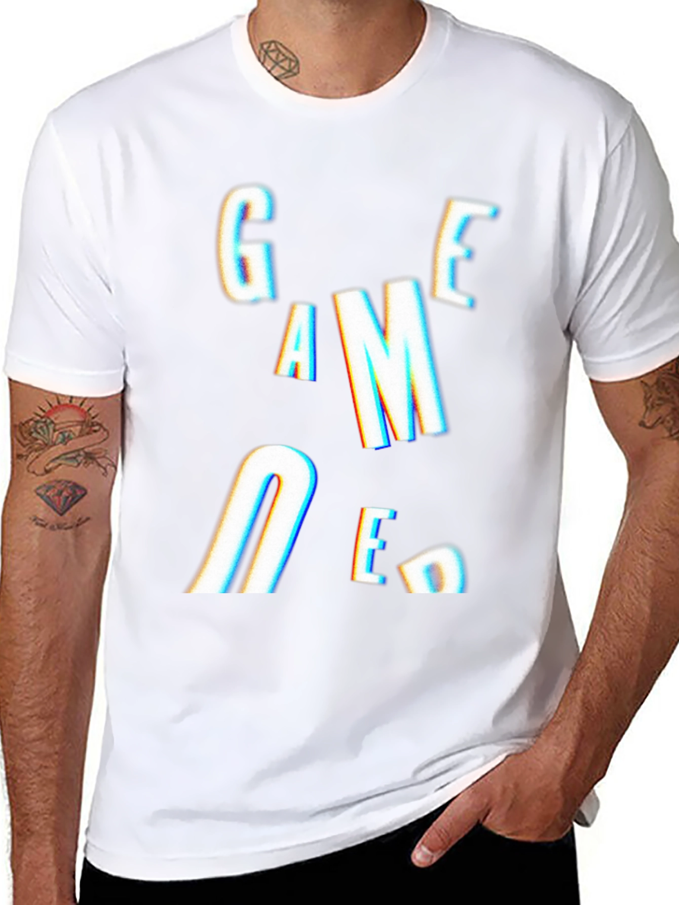 Game Over Graphic Tee - Black Unisex T-Shirt