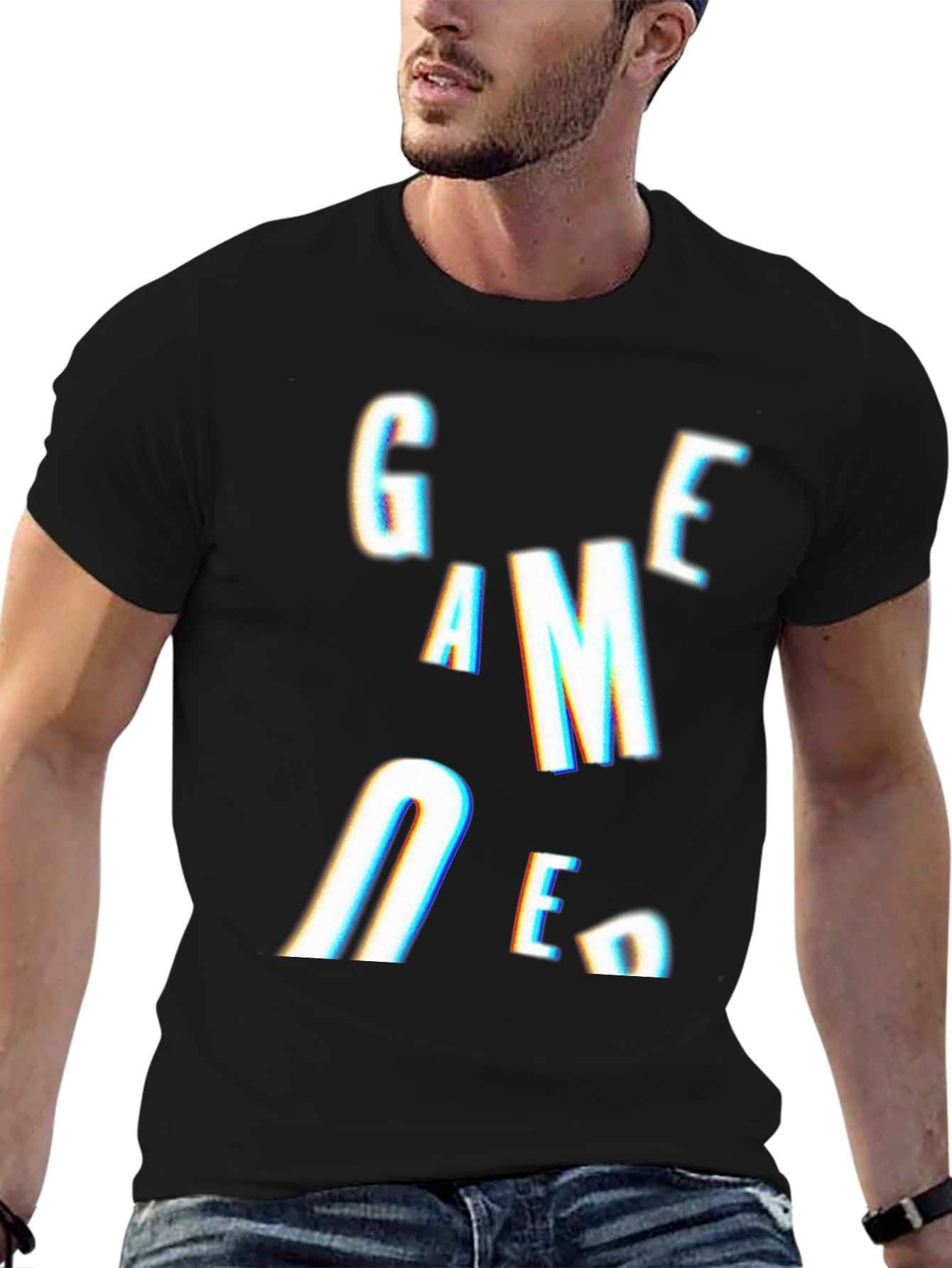 Game Over Graphic Tee - Black Unisex T-Shirt