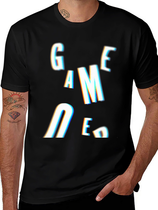Game Over Graphic Tee - Black Unisex T-Shirt