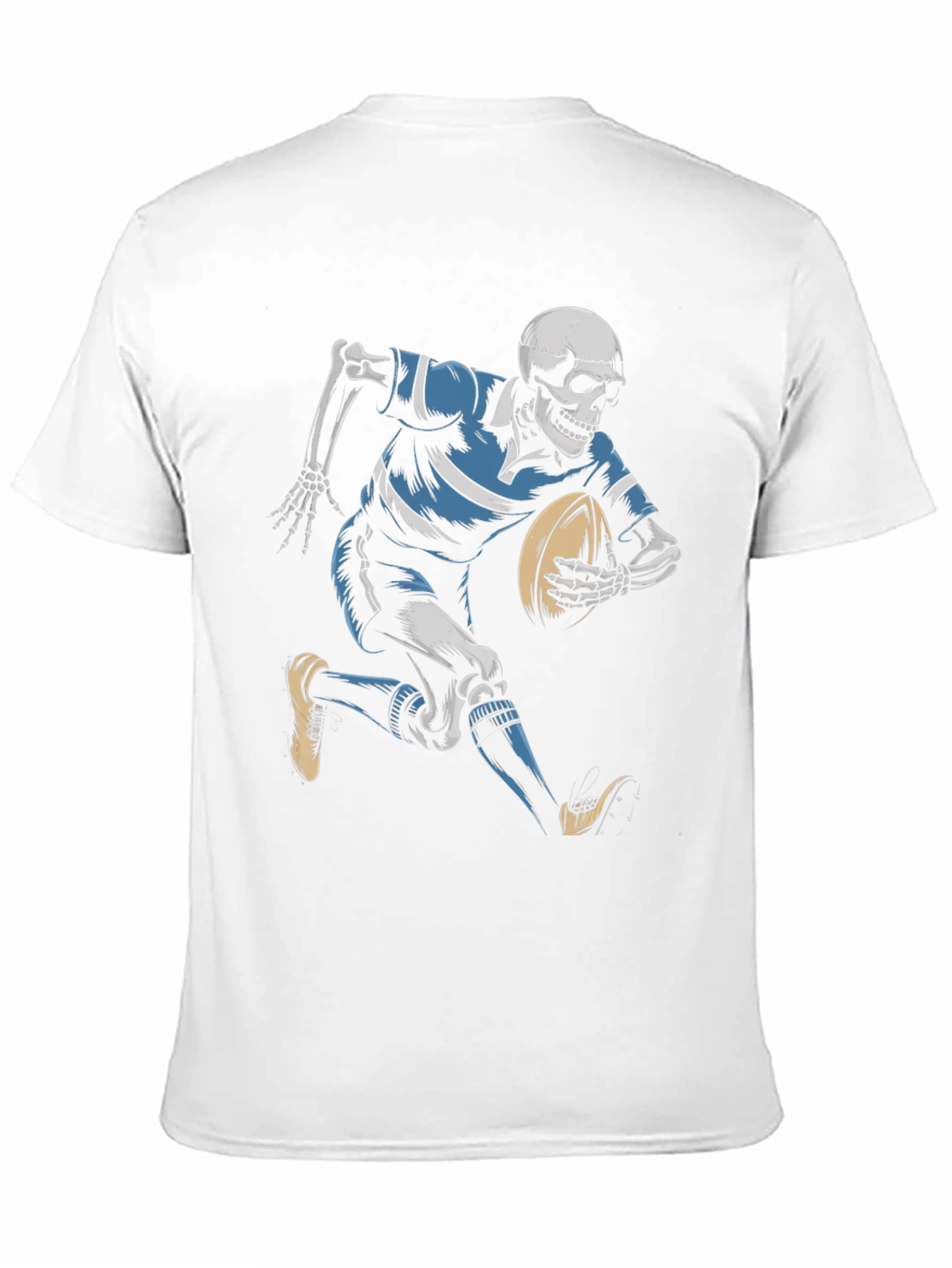 Rugby Skeleton Black T-Shirt