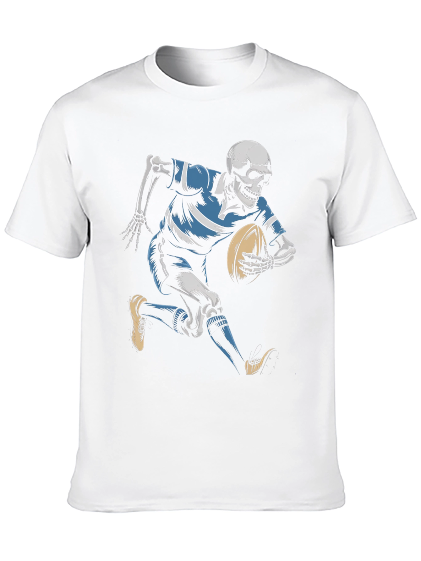 Rugby Skeleton Black T-Shirt