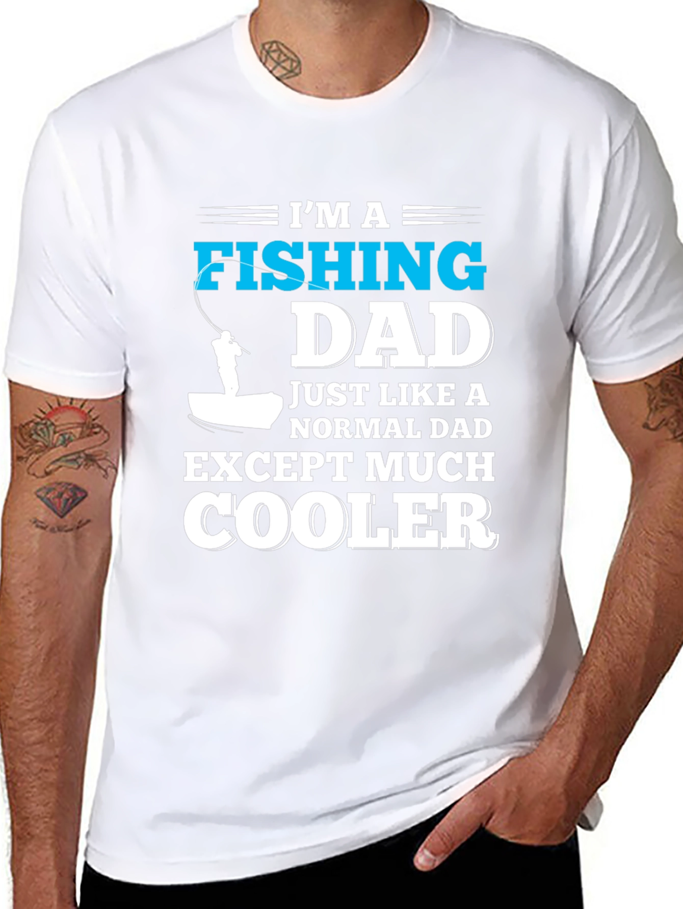 Fishing Dad T-Shirt - Cool Dad Tee
