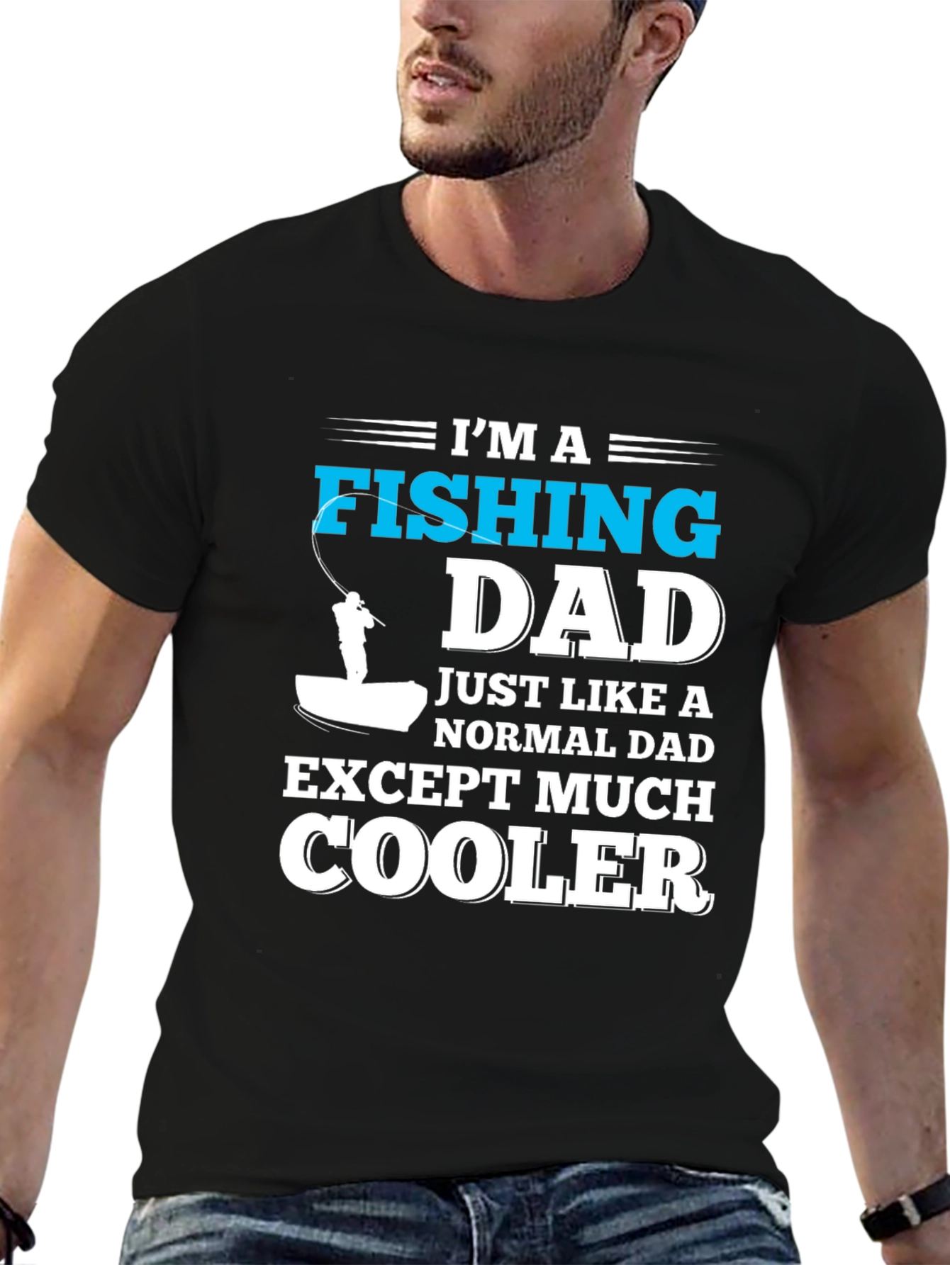 Fishing Dad T-Shirt - Cool Dad Tee