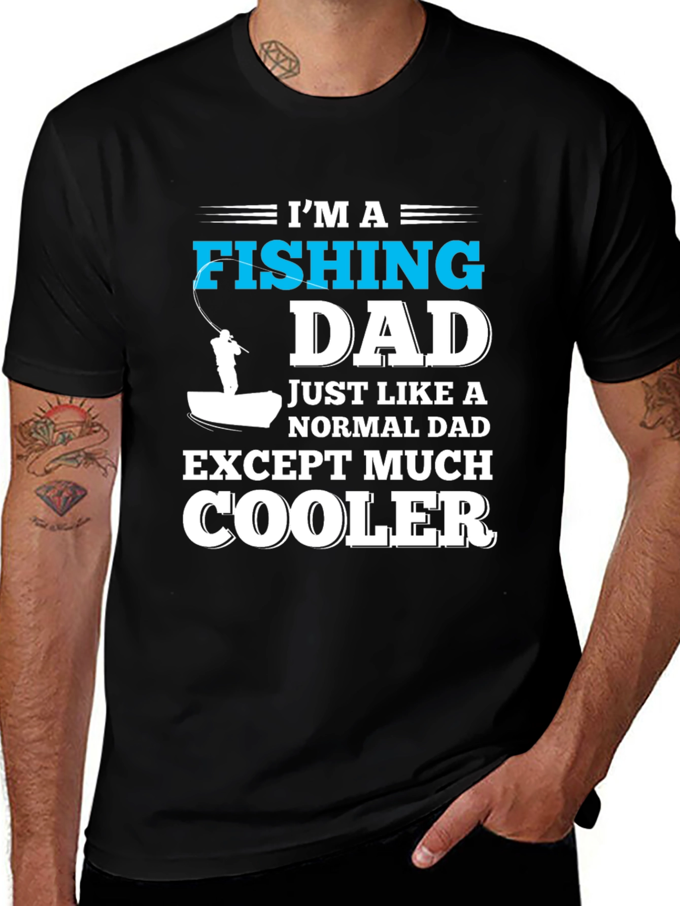 Fishing Dad T-Shirt - Cool Dad Tee