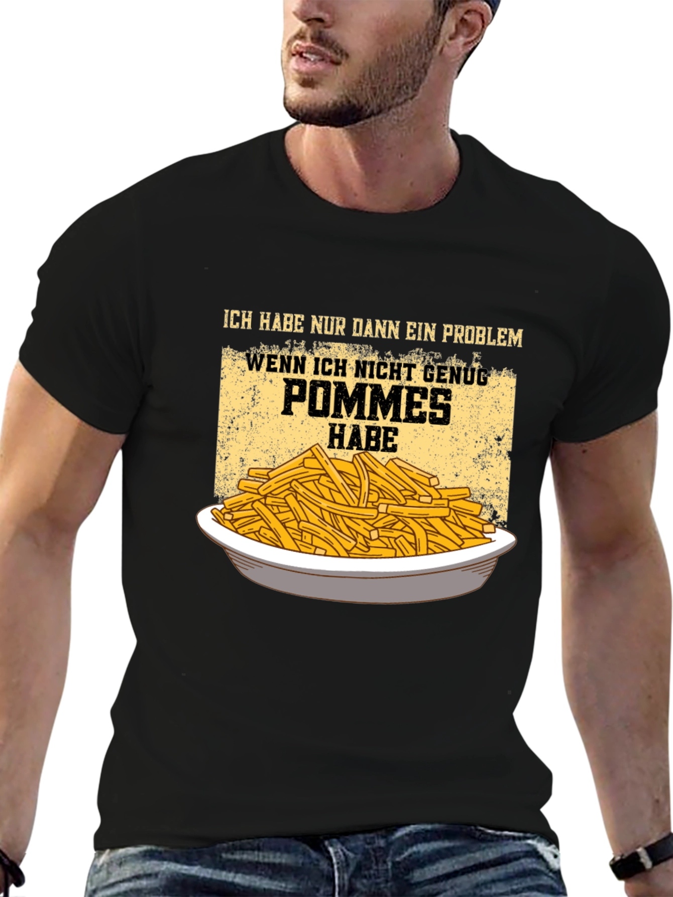 Funny Pommes Frites T-Shirt - I Have a Problem