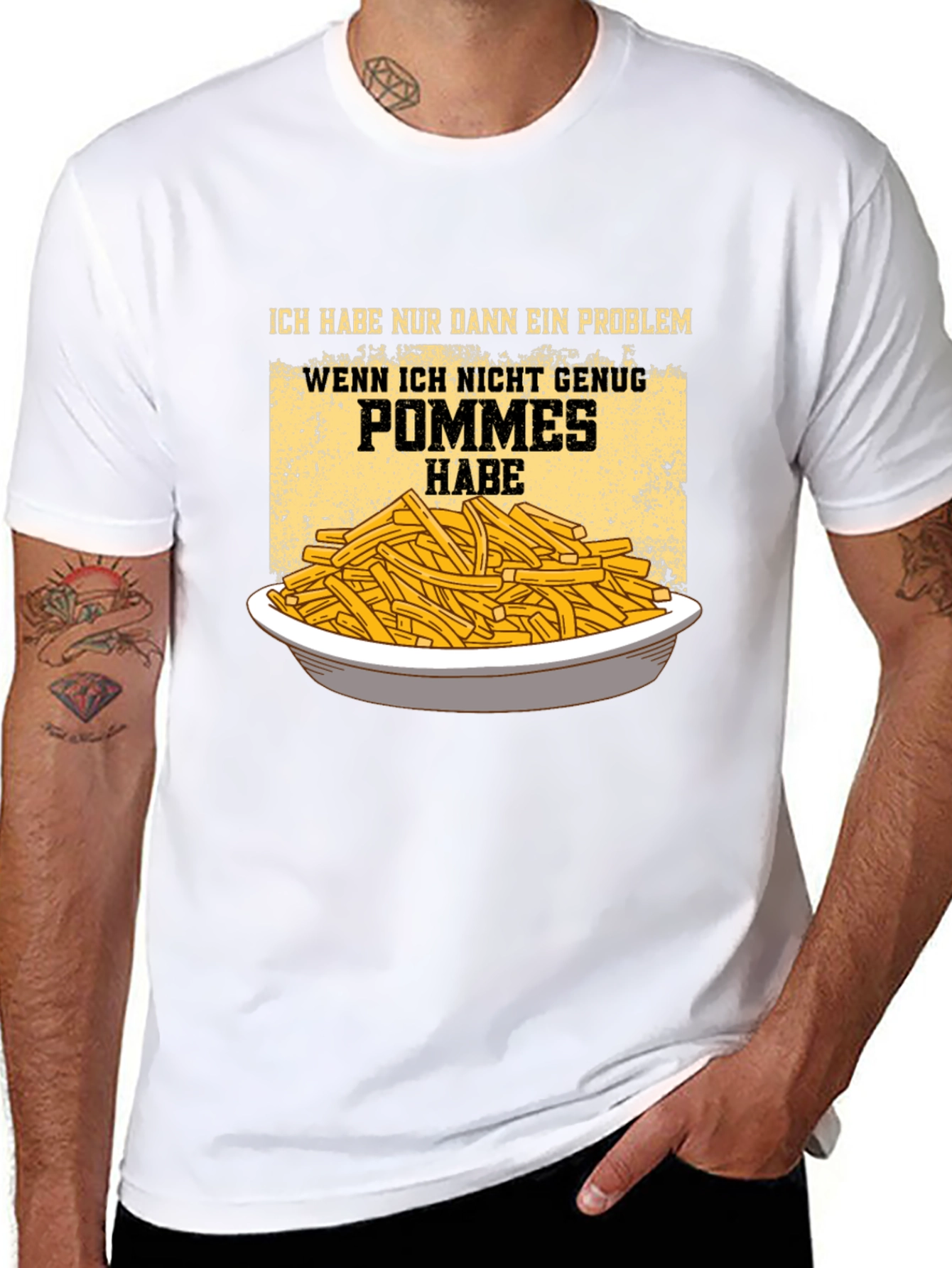 Funny Pommes Frites T-Shirt - I Have a Problem