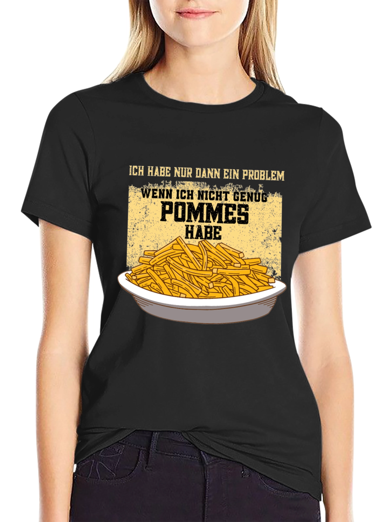 Funny Pommes Frites T-Shirt - I Have a Problem