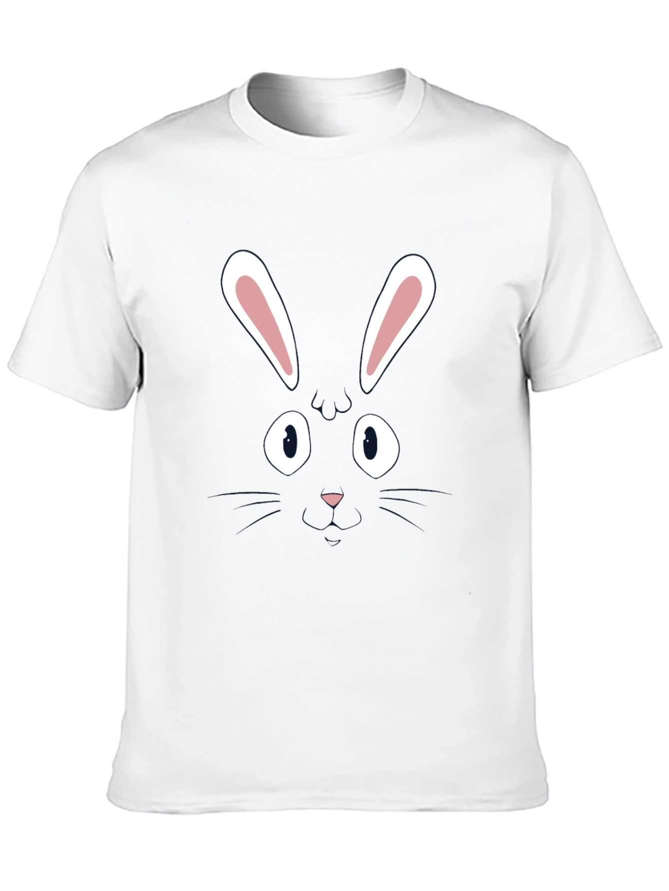 Funny Bunny Face Graphic Tee - Easter T-Shirt