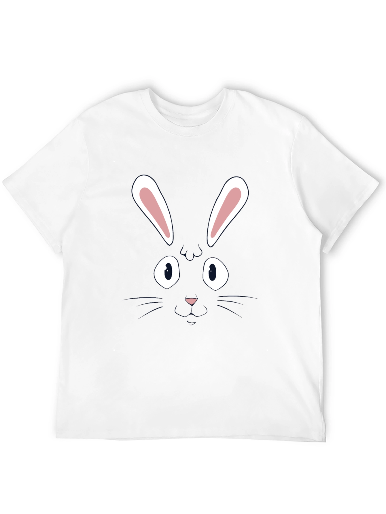 Funny Bunny Face Graphic Tee - Easter T-Shirt