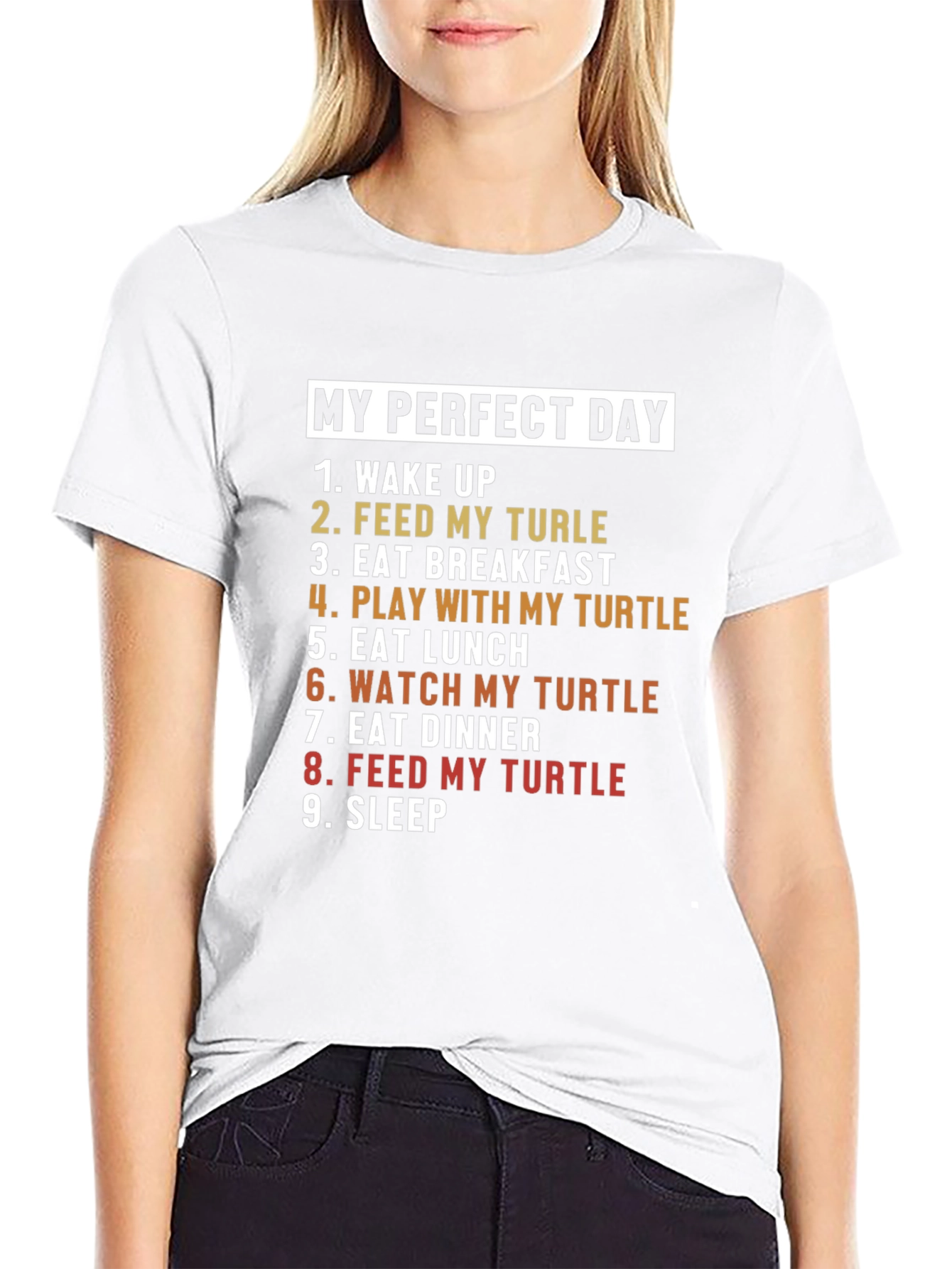 My Perfect Day Turtle T-Shirt