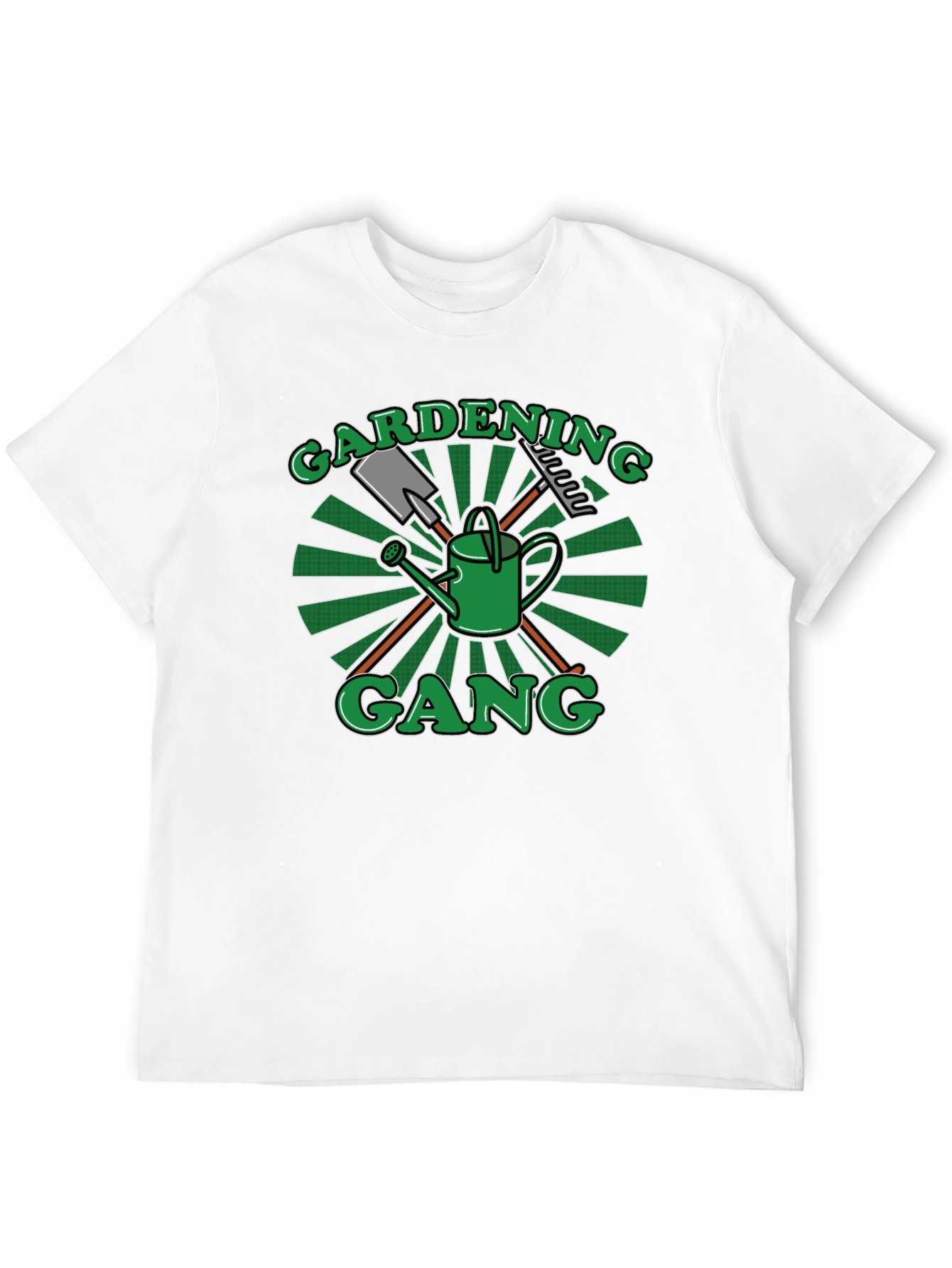 Gardening Gang Graphic Tee - Black Cotton T-Shirt