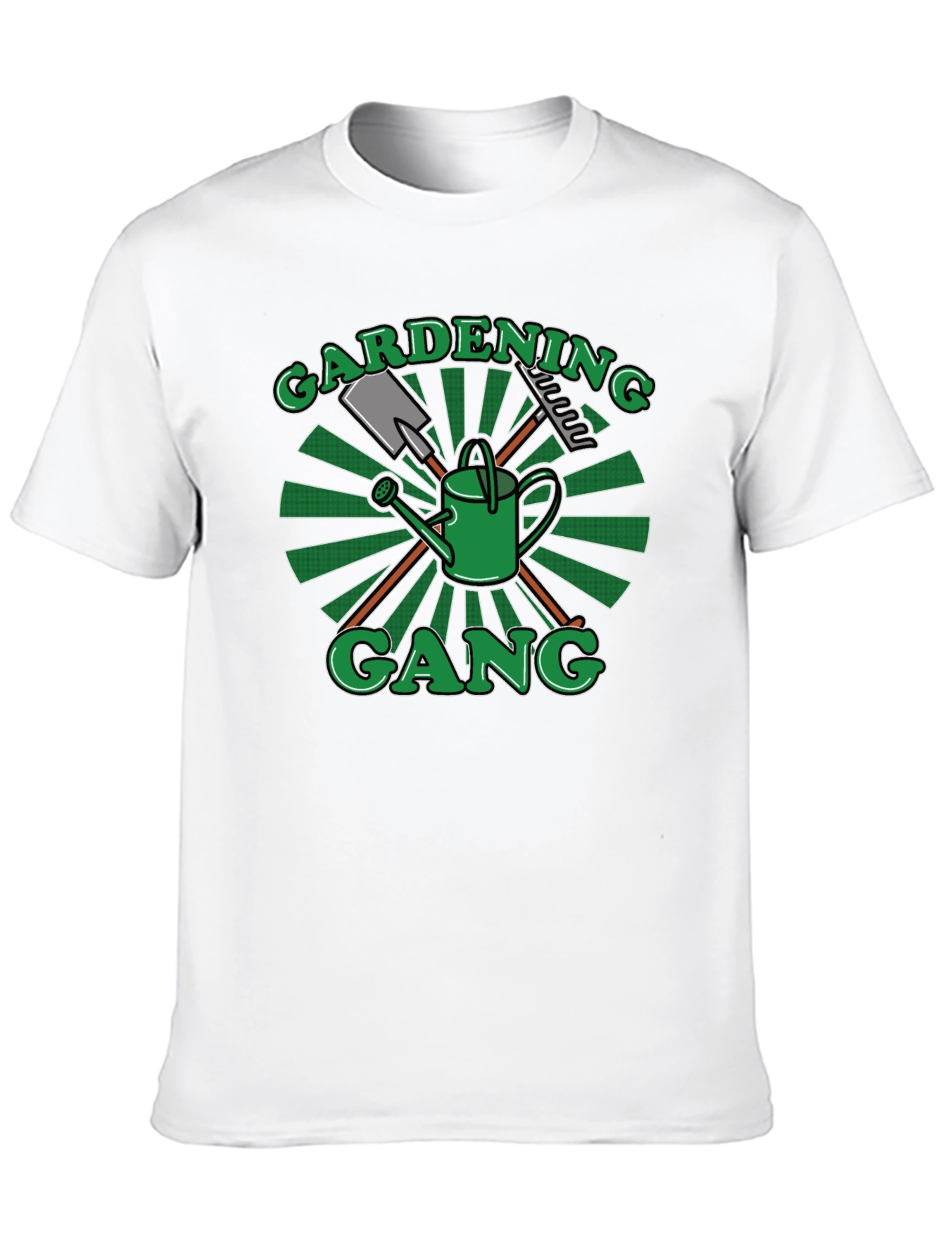 Gardening Gang Graphic Tee - Black Cotton T-Shirt
