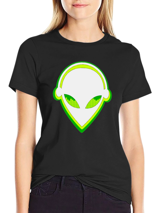 Alien Head T-Shirt - Cool Graphic Tee