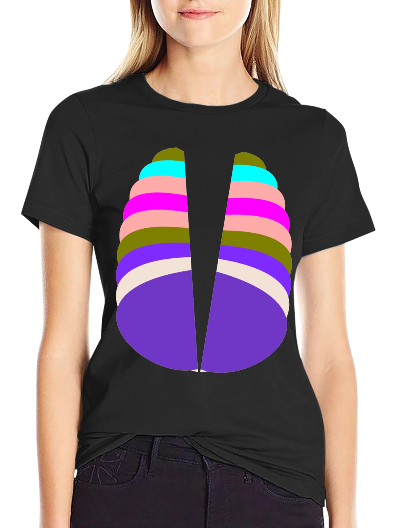 Abstract Colorful T-Shirt