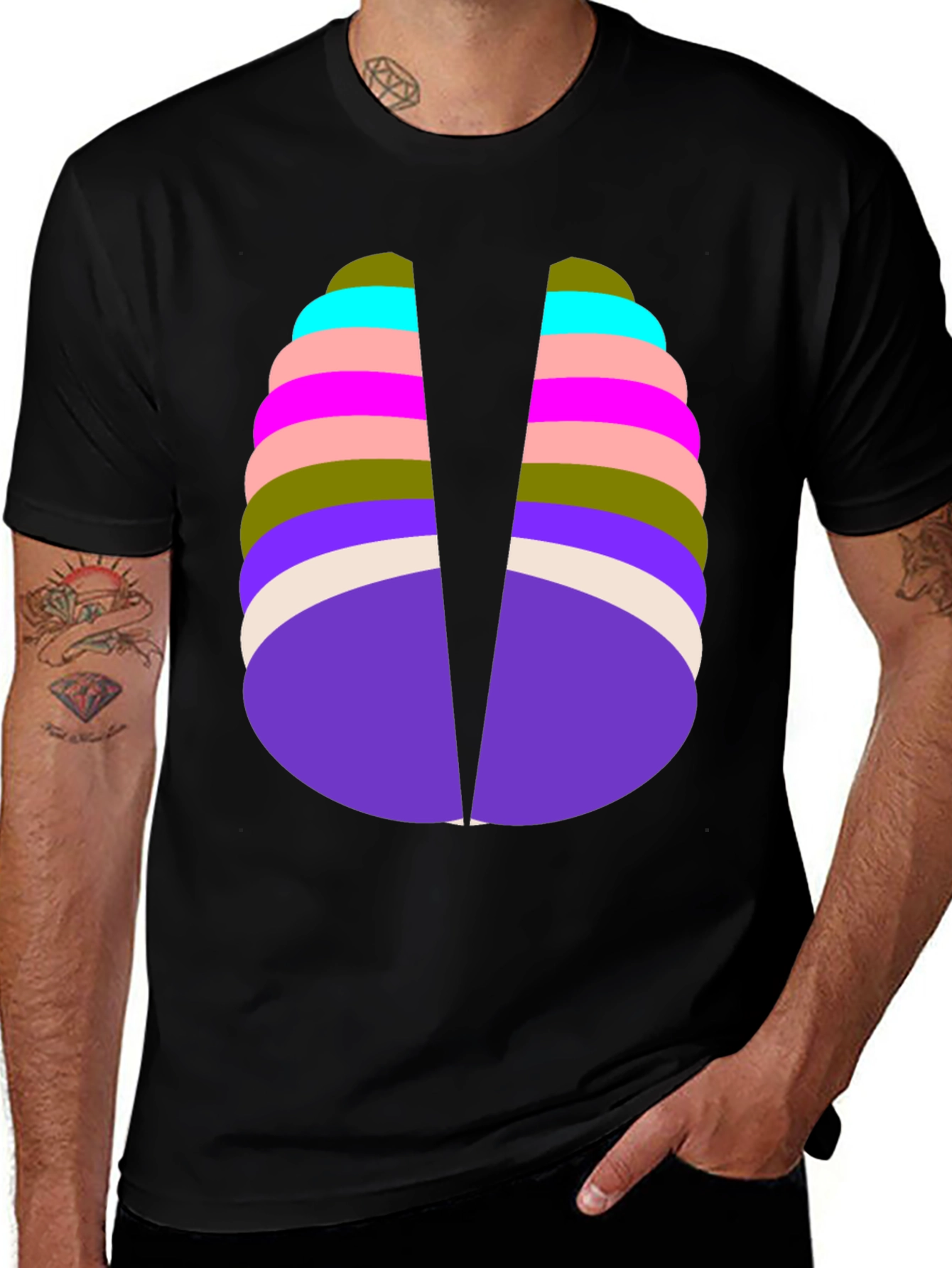 Abstract Colorful T-Shirt