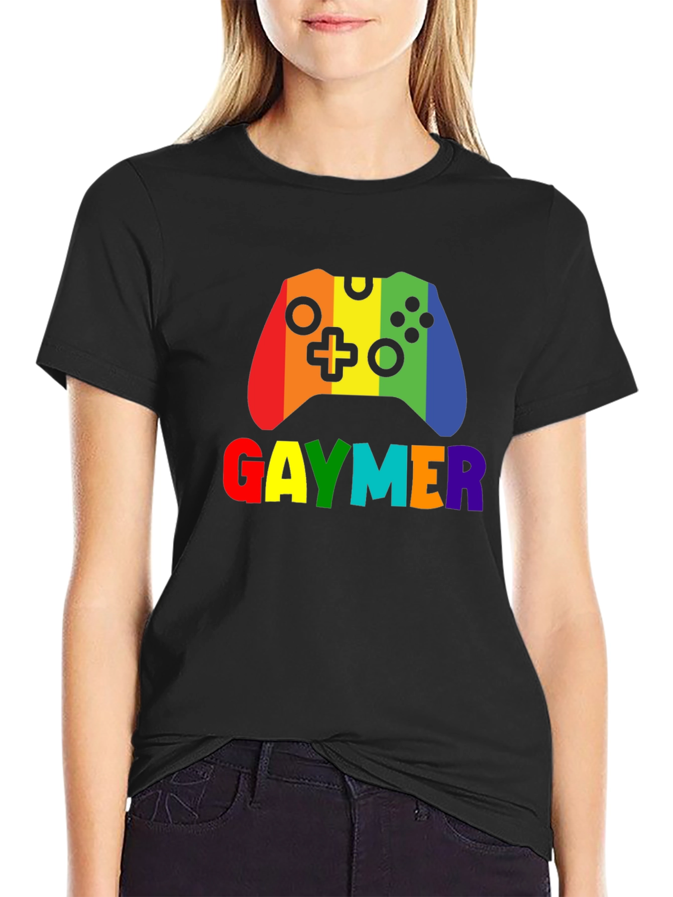 Gaymer Rainbow Graphic T-Shirt