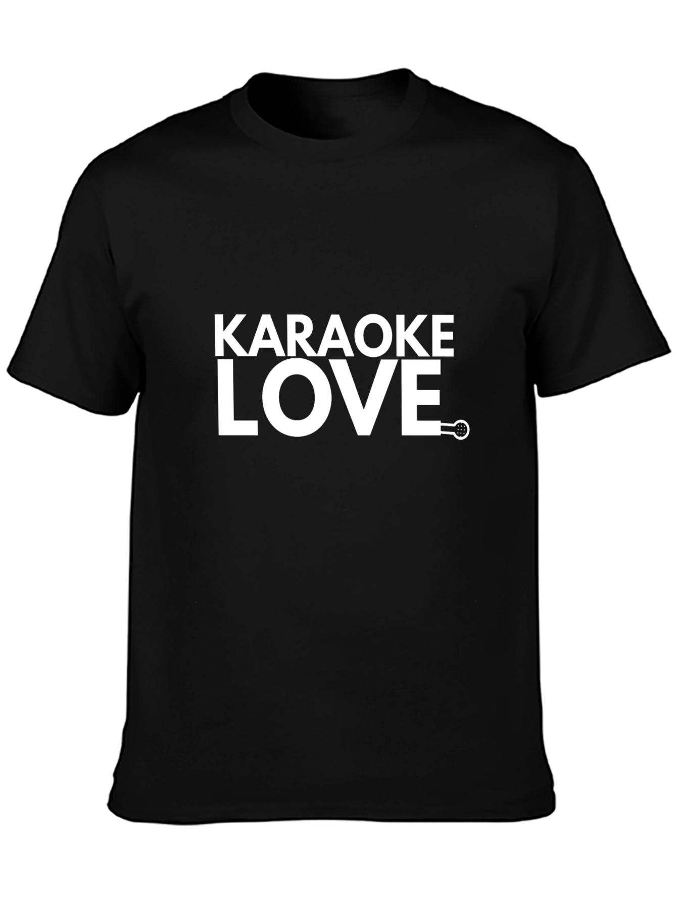 Karaoke Love Black T-Shirt