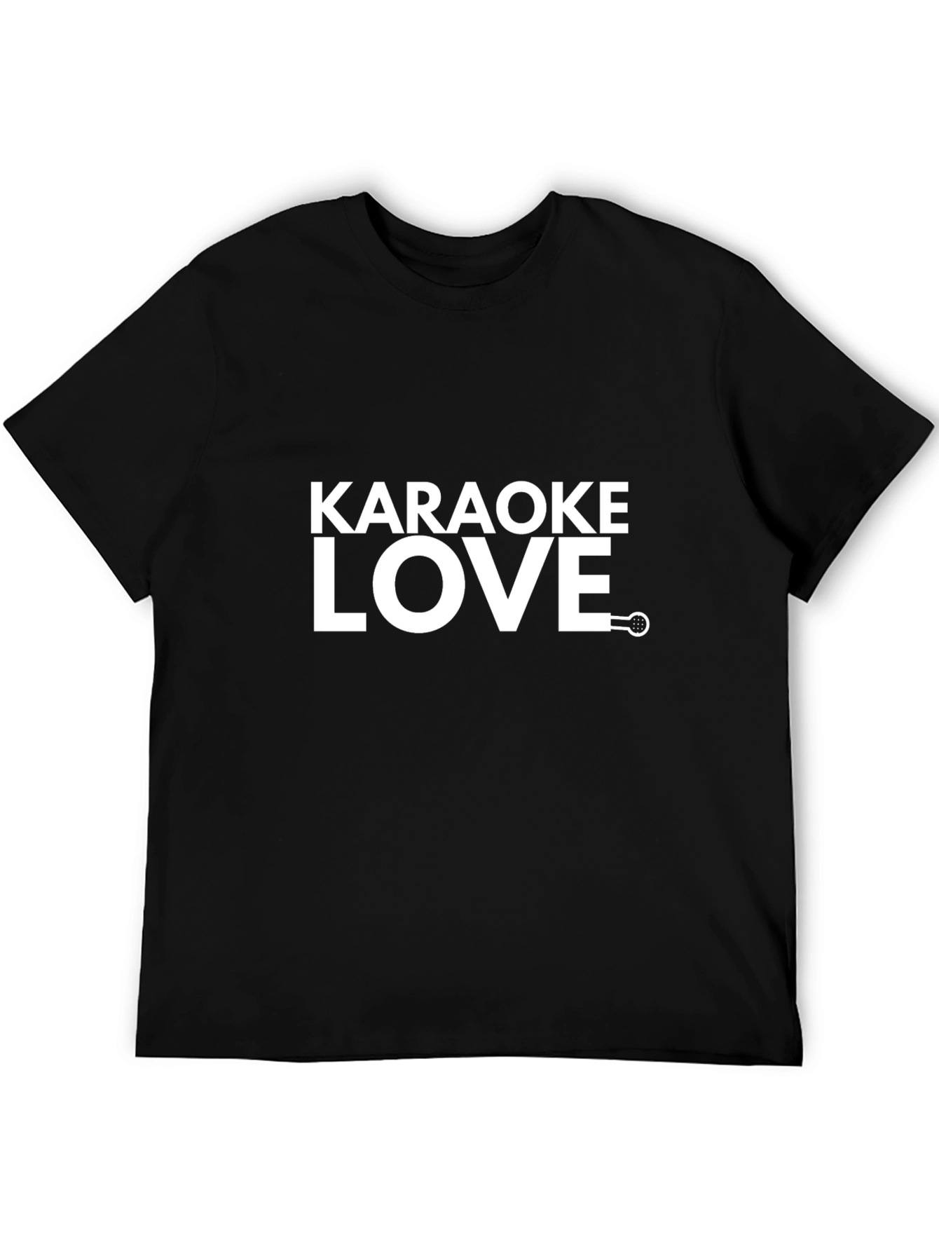 Karaoke Love Black T-Shirt