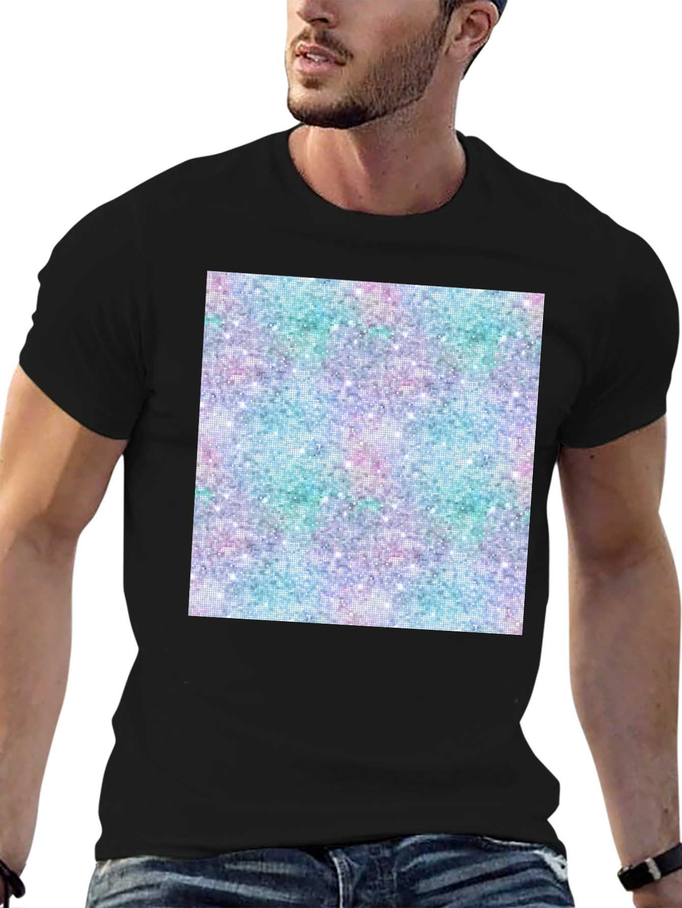 Glitter Patterned Tee