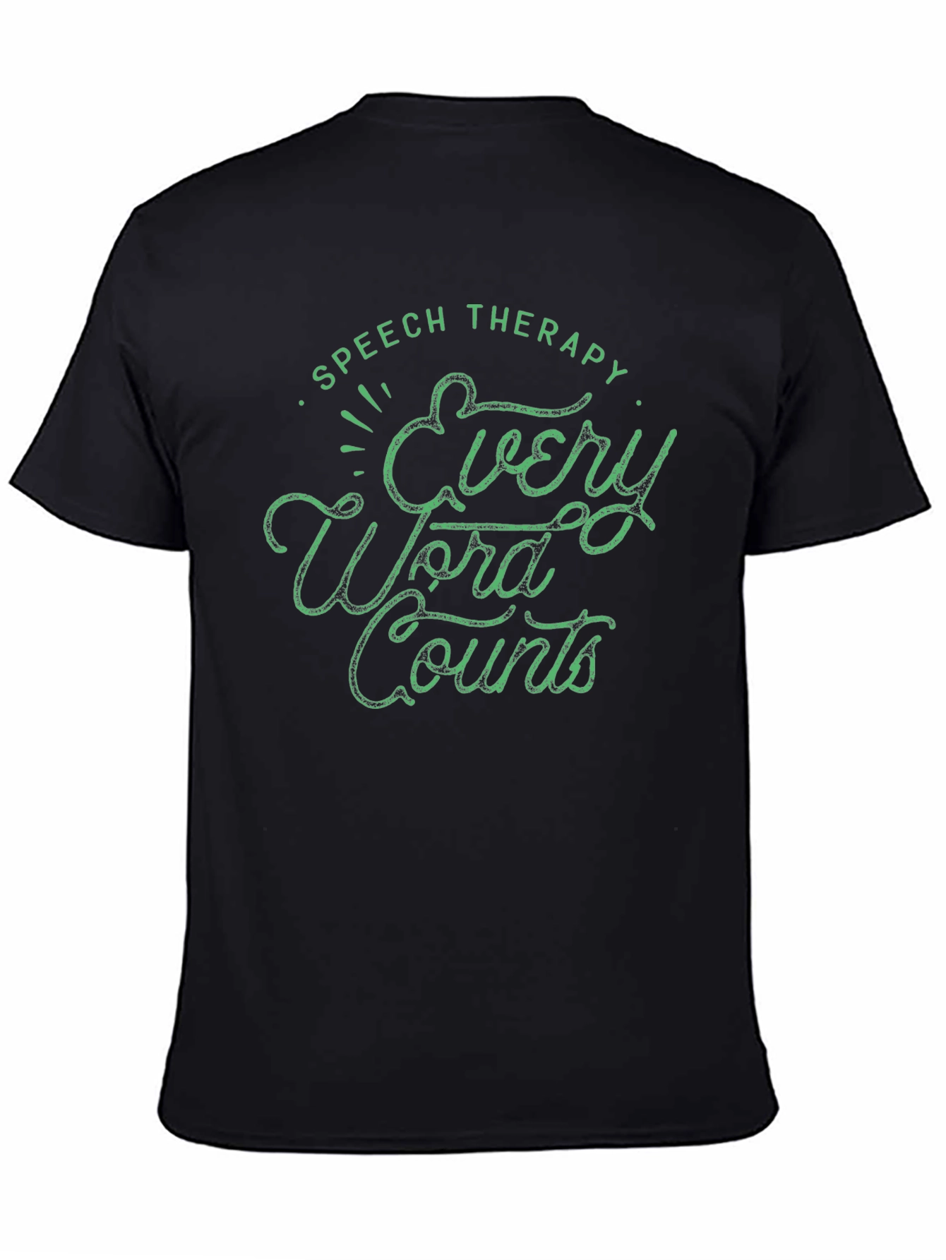 Speech Therapy Every Word Counts Graphic T-Shirt