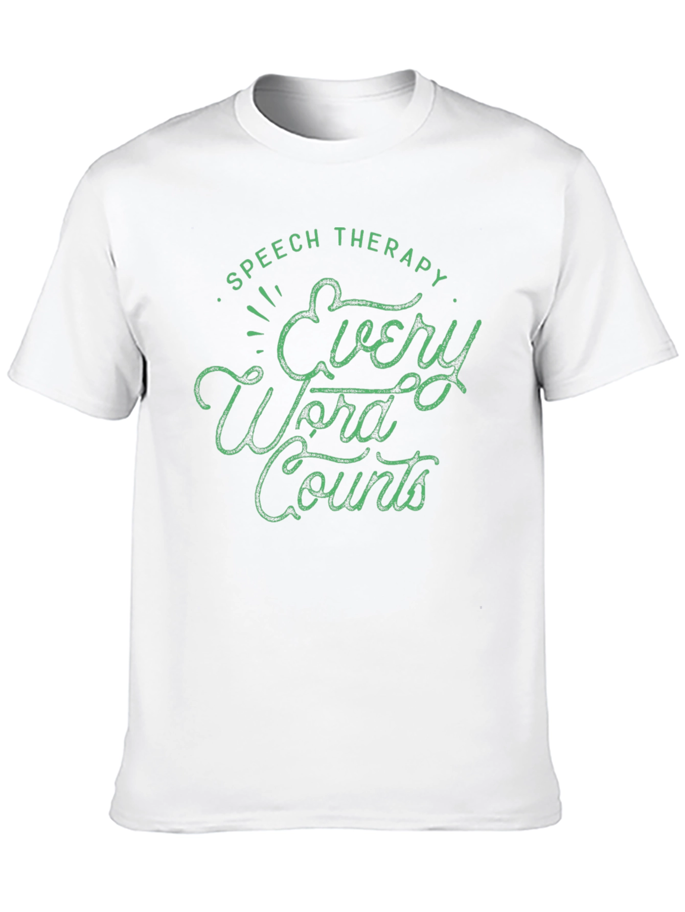 Speech Therapy Every Word Counts Graphic T-Shirt