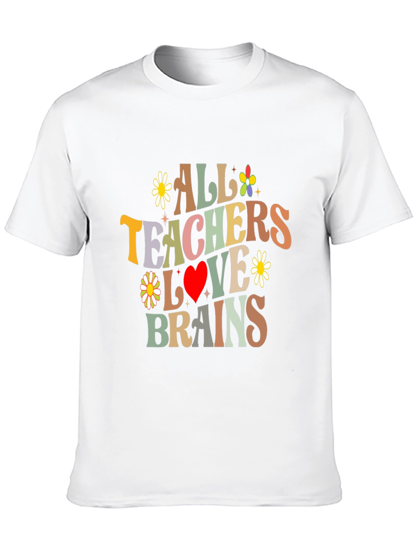 All Teachers Love Brains Graphic Tee