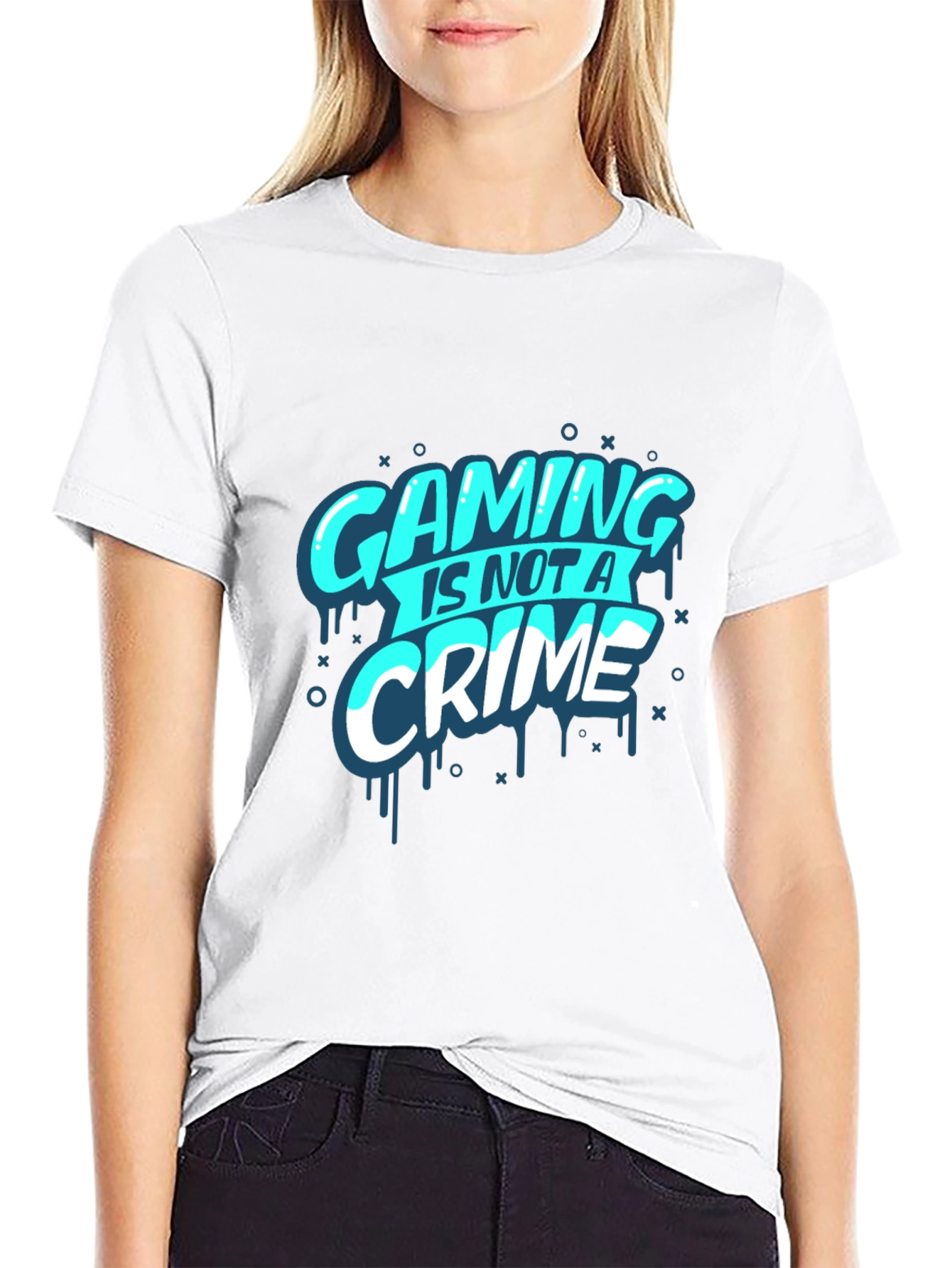Gaming is Not a Crime T-Shirt - Gamer Tee