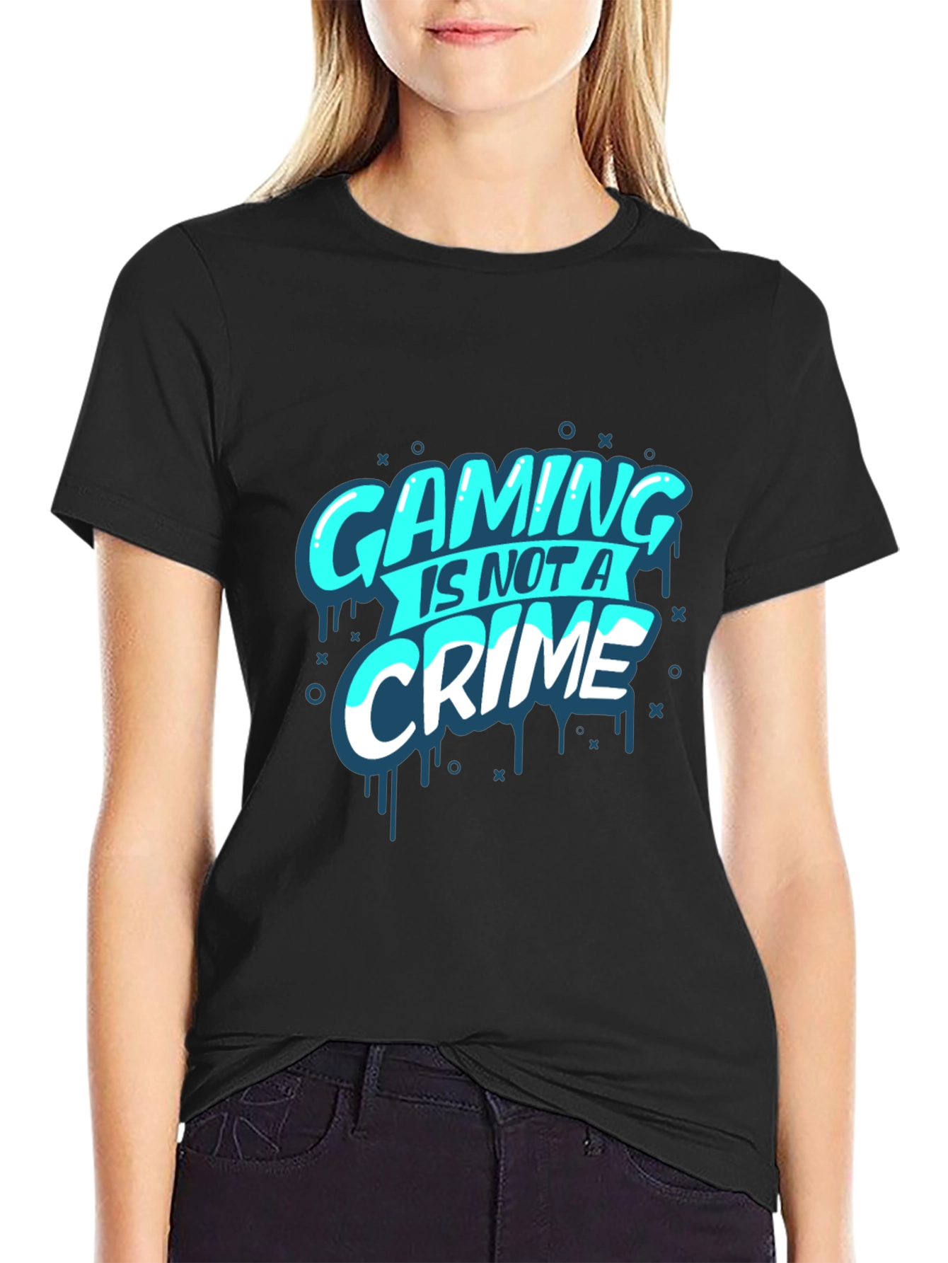 Gaming is Not a Crime T-Shirt - Gamer Tee