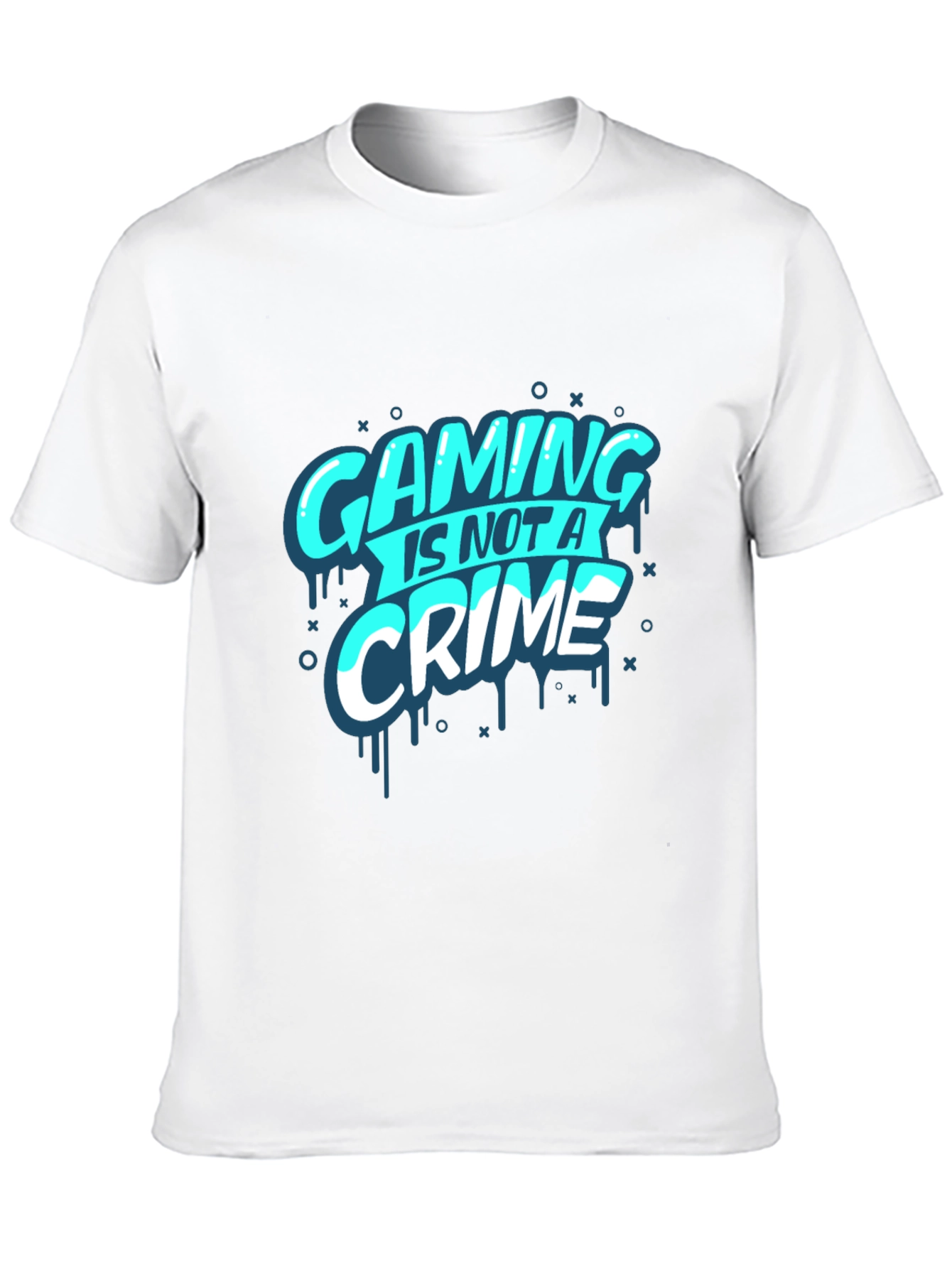 Gaming is Not a Crime T-Shirt - Gamer Tee