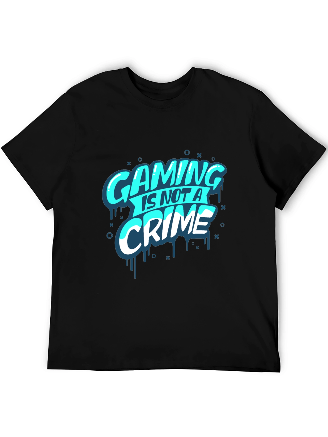 Gaming is Not a Crime T-Shirt - Gamer Tee