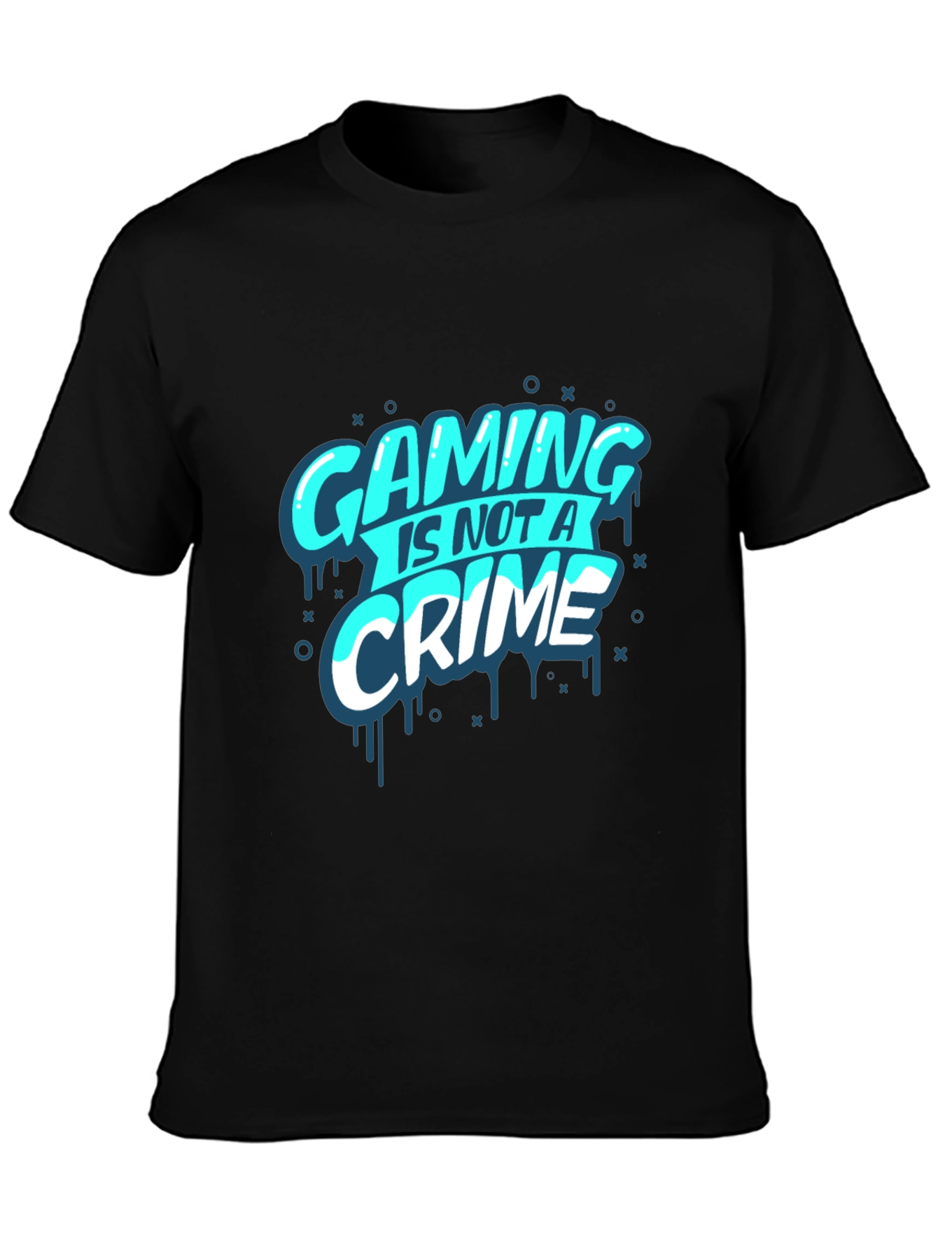 Gaming is Not a Crime T-Shirt - Gamer Tee