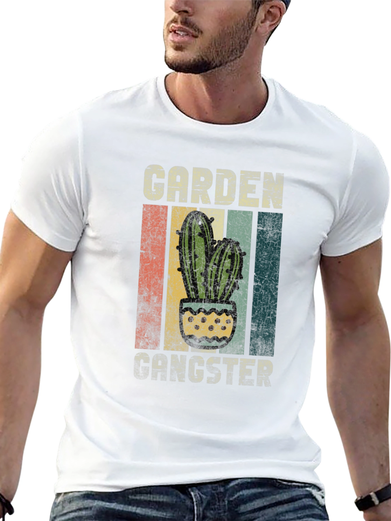 Garden Gangster Cactus Graphic T-Shirt