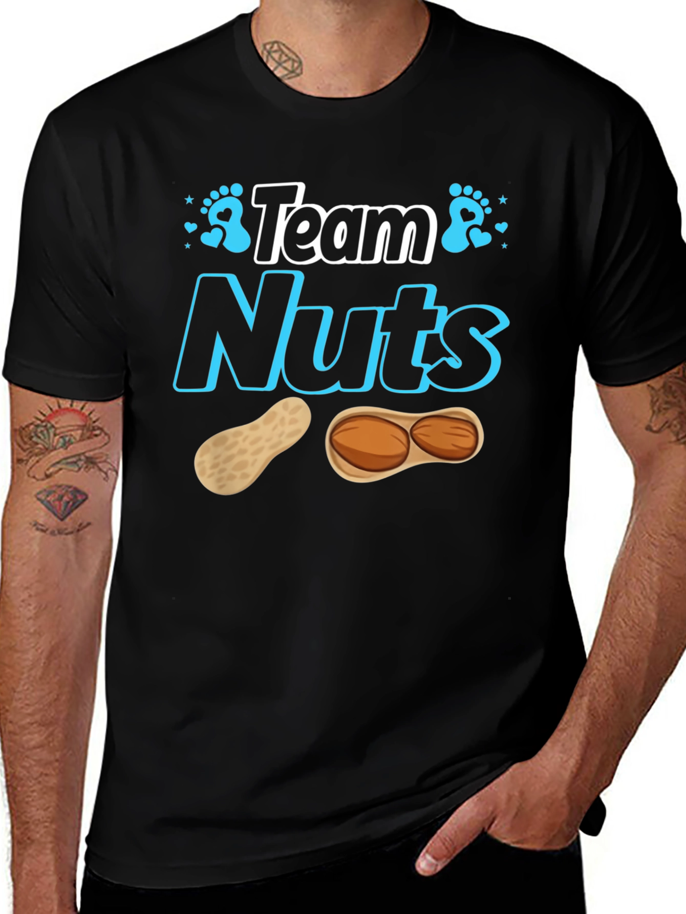 Team Nuts T-Shirt: Baby Gender Reveal