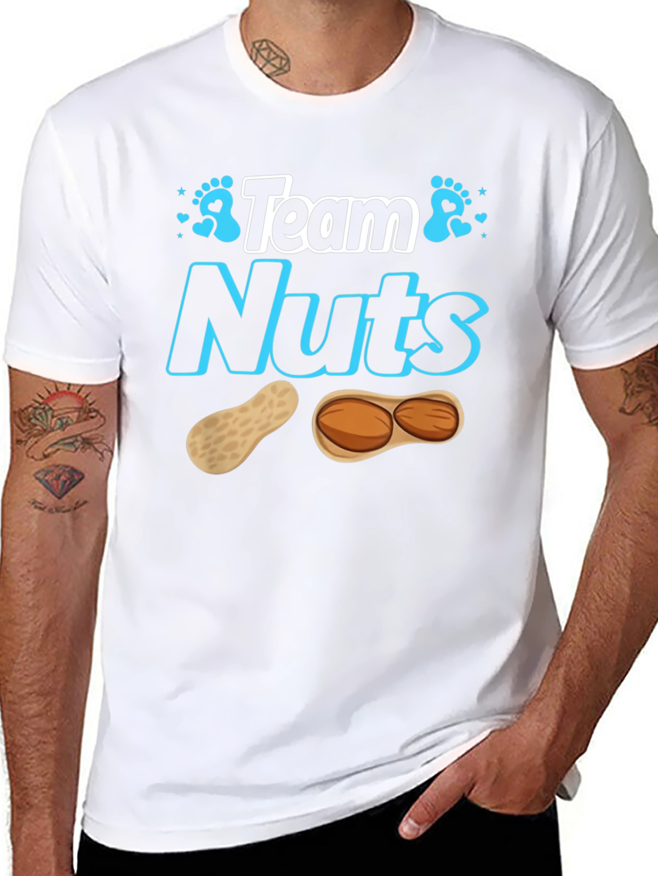 Team Nuts T-Shirt: Baby Gender Reveal