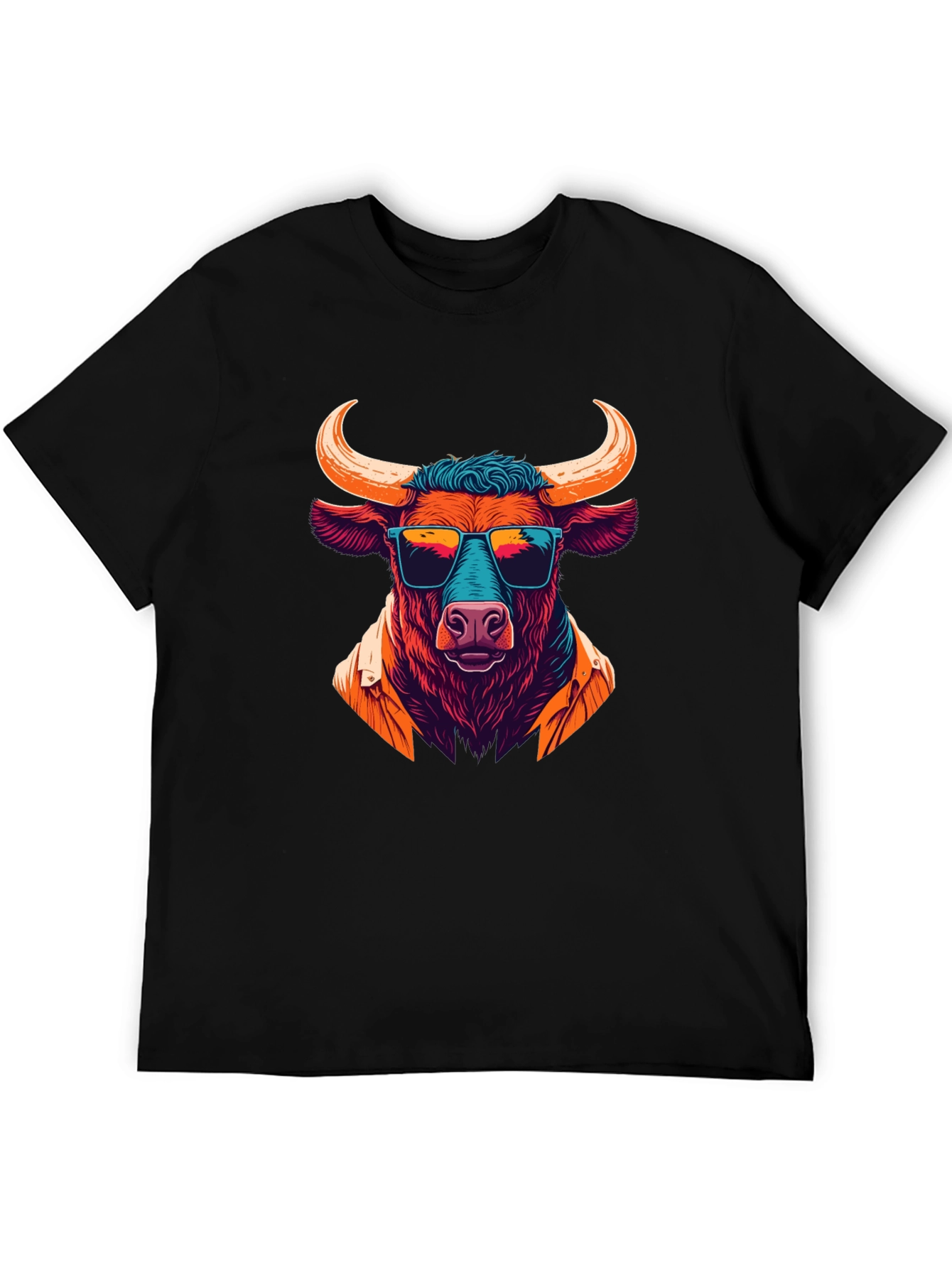 Cool Bull Graphic Tee - Mens Black T-Shirt