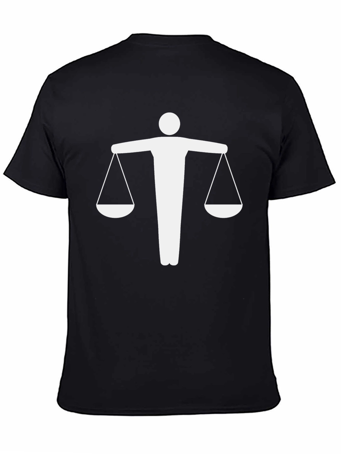 Justice T-Shirt - Scales of Justice Symbol